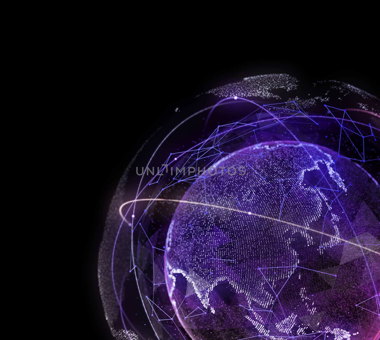 Digital design of a global network of Internet. by Mirexon