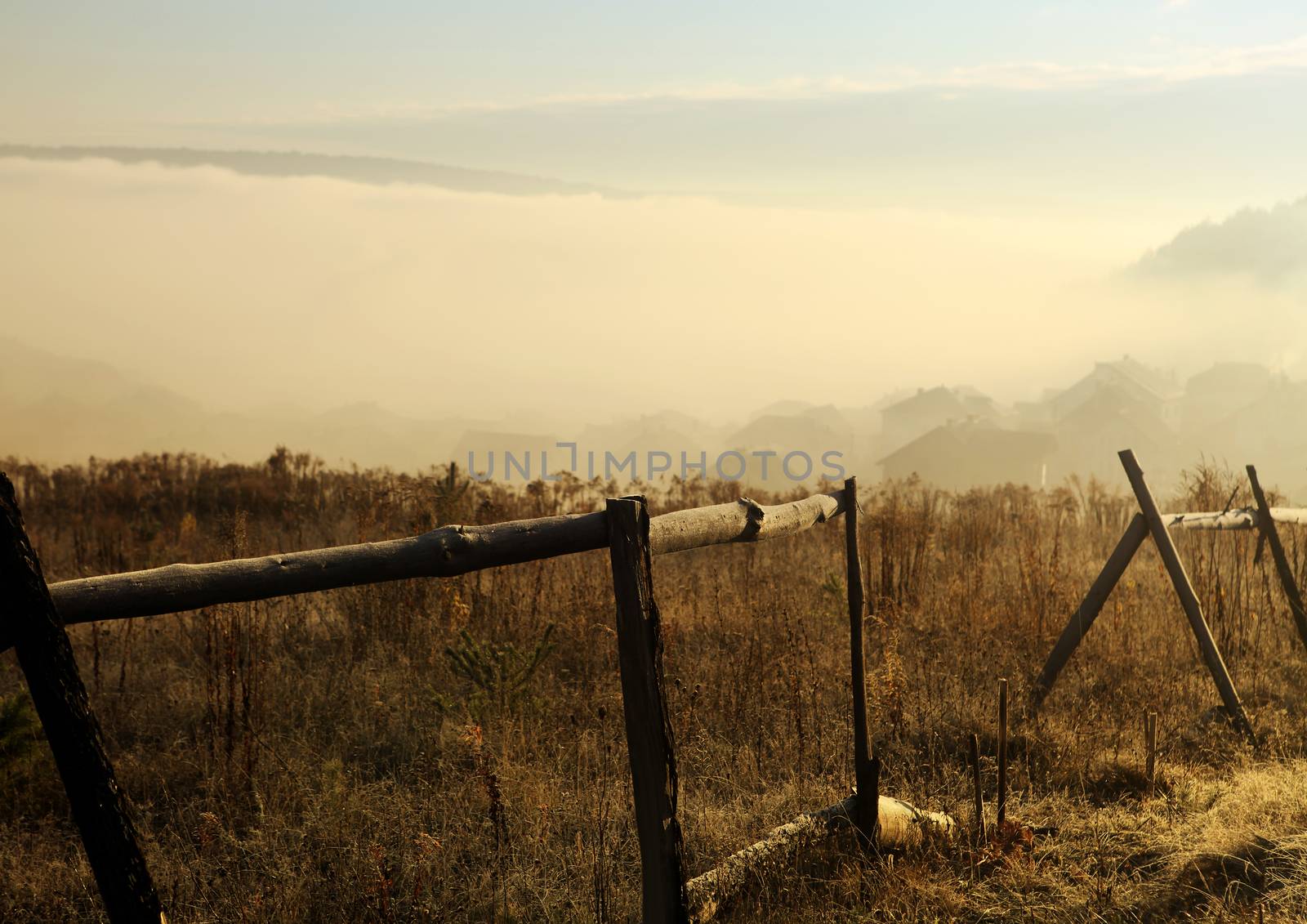 fog in Carpathians at morning by ssuaphoto