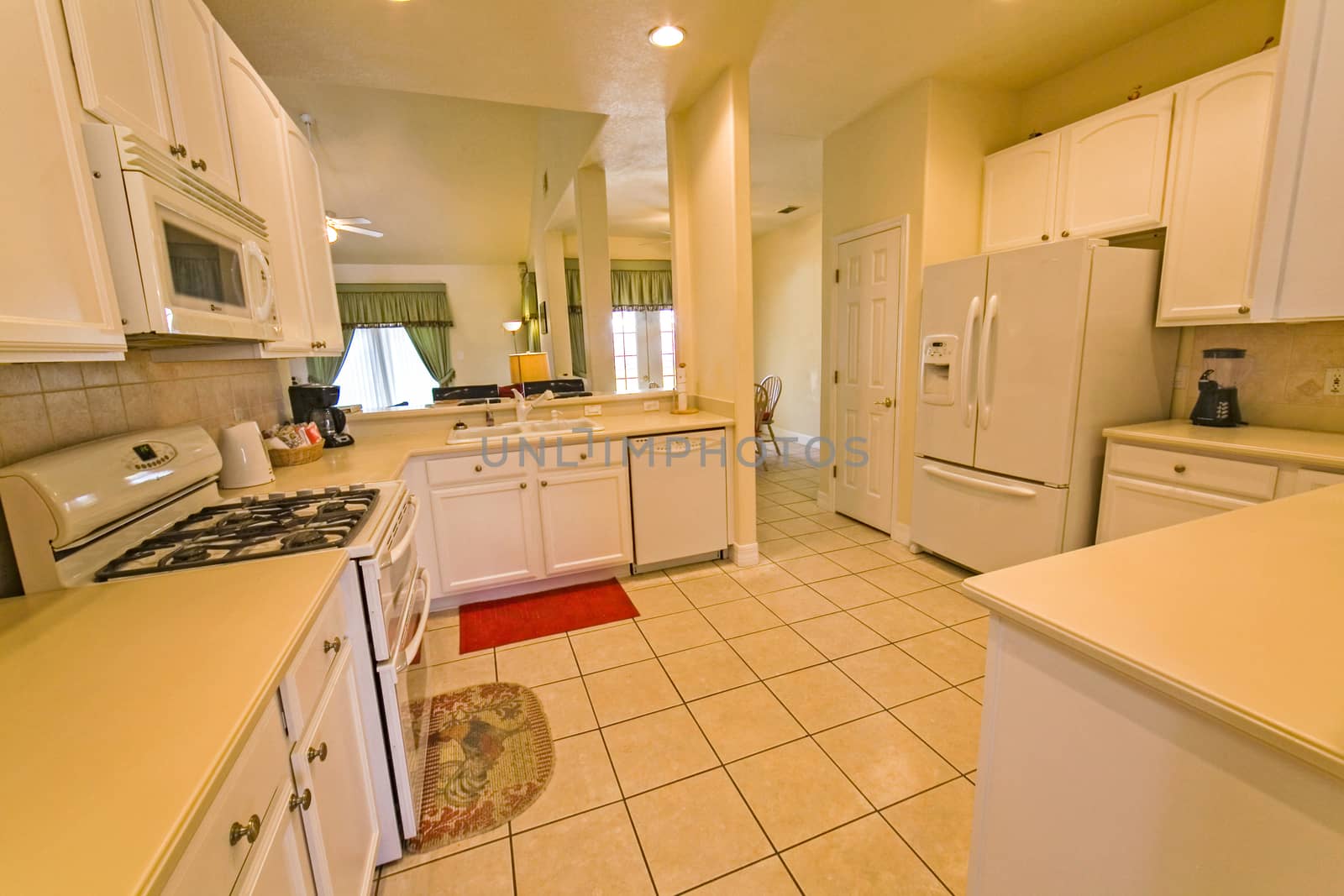 An interior photo of a kitchen in a home