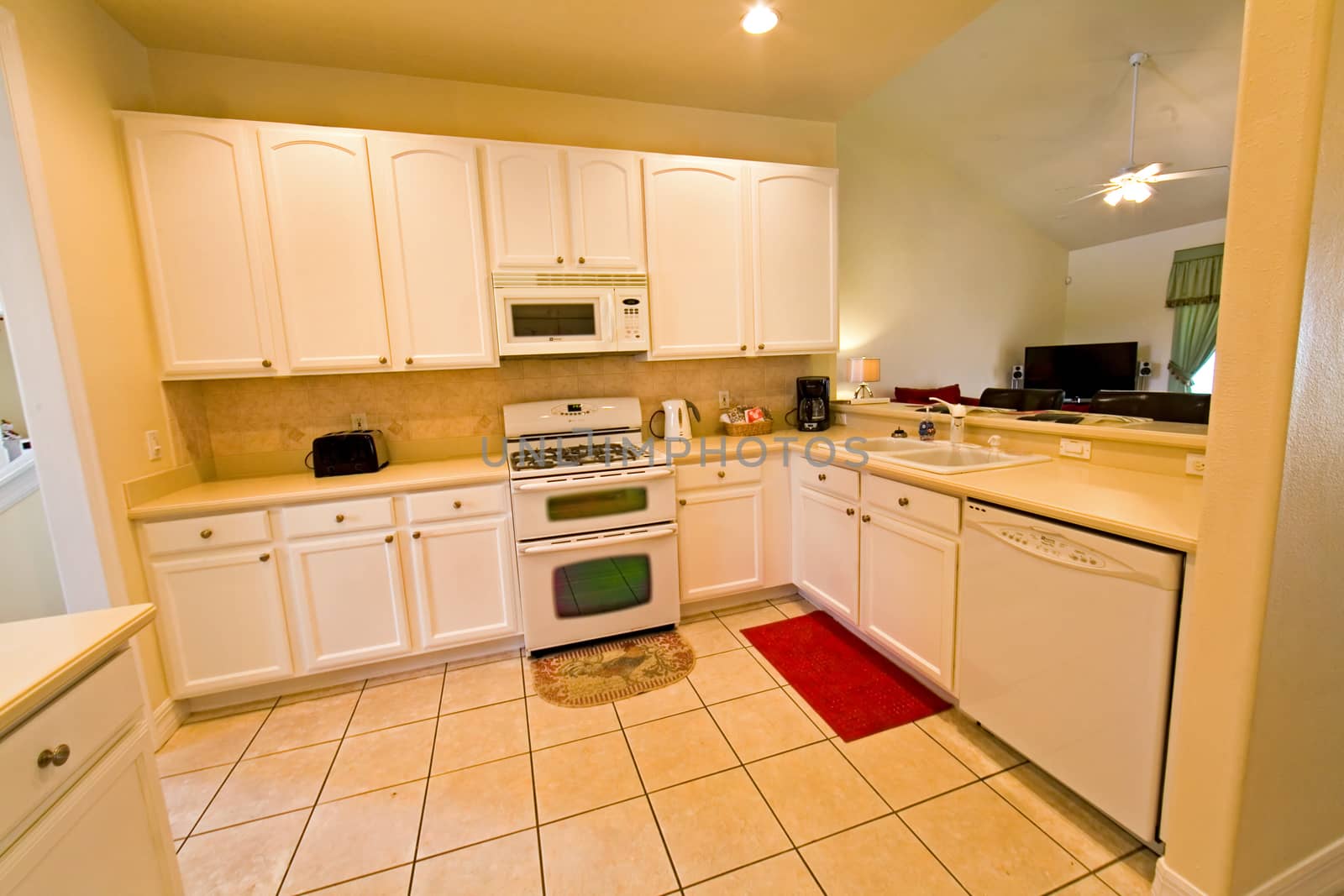 An interior photo of a kitchen in a home