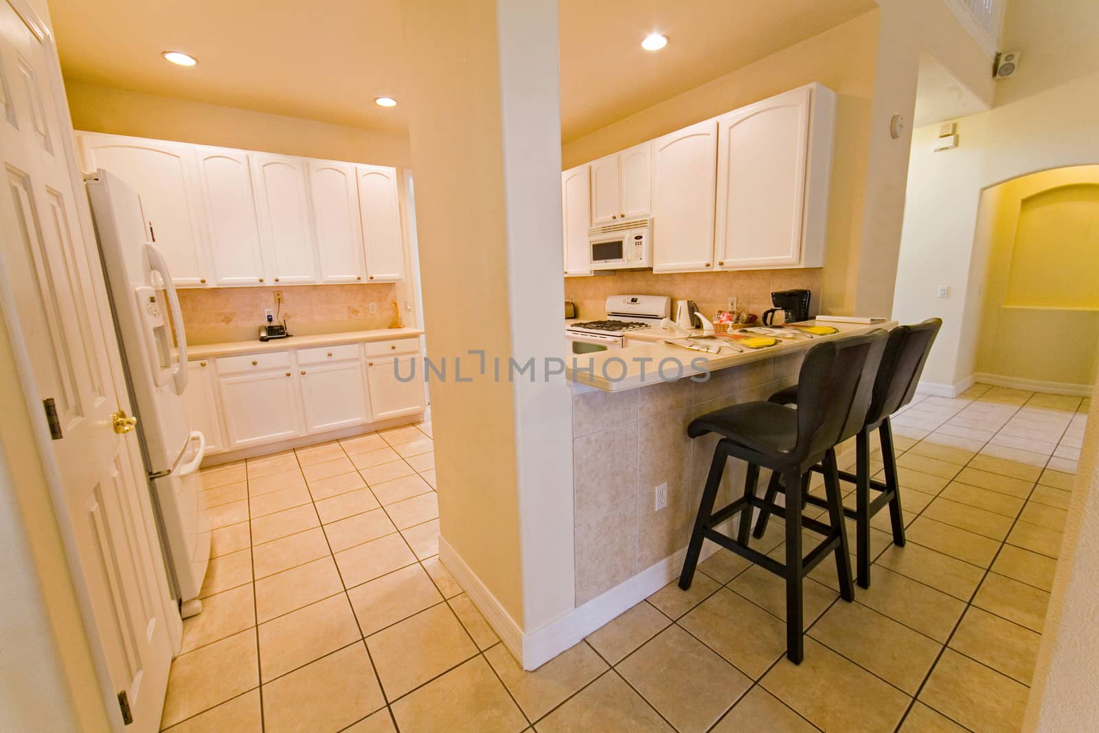 An interior photo of a kitchen in a home