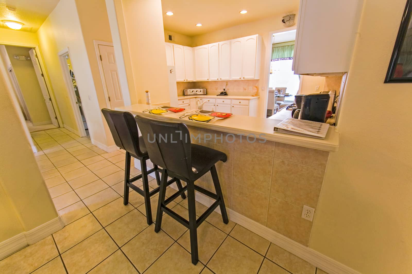 An interior photo of a kitchen in a home