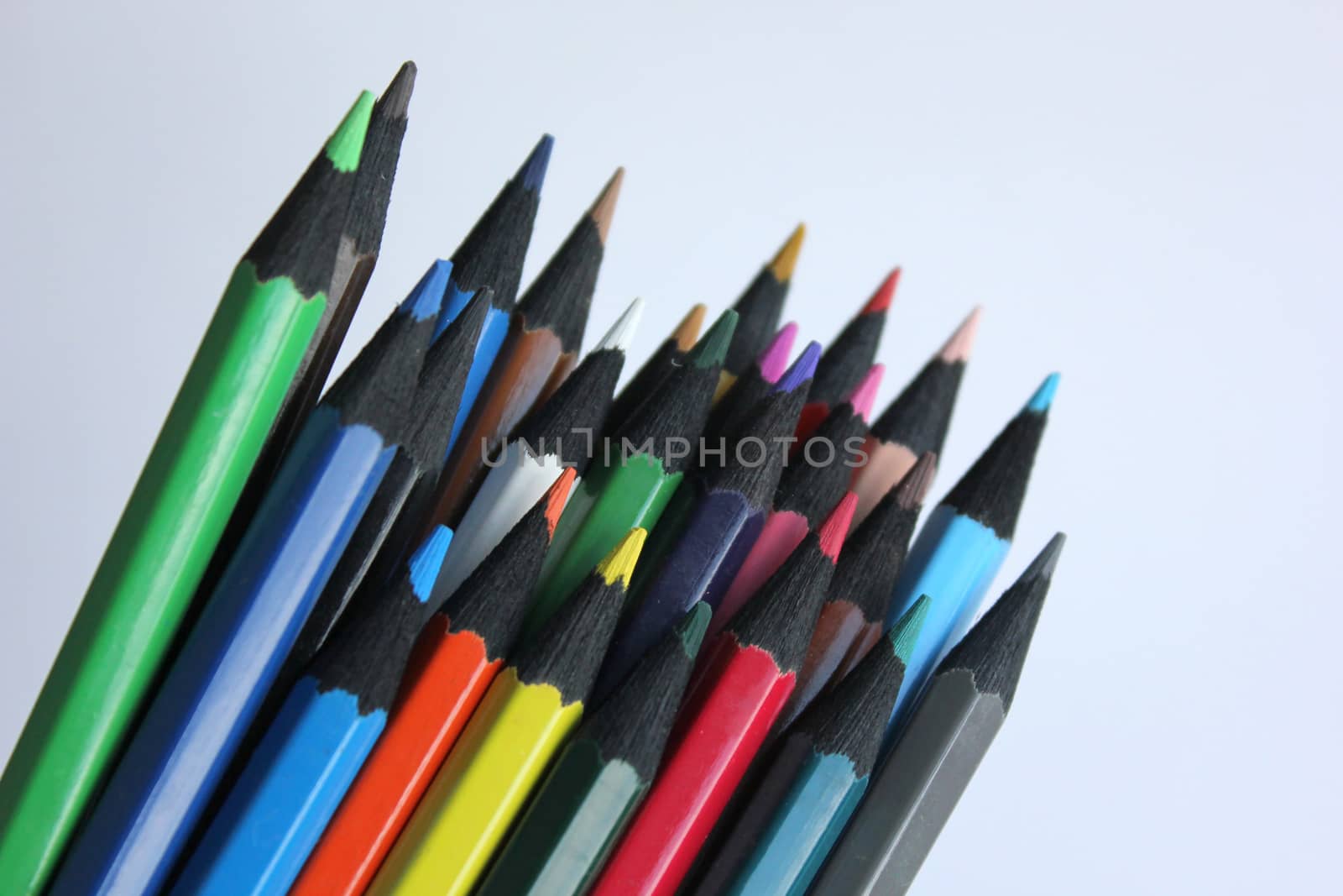 Set of colored pencils by Vadimdem