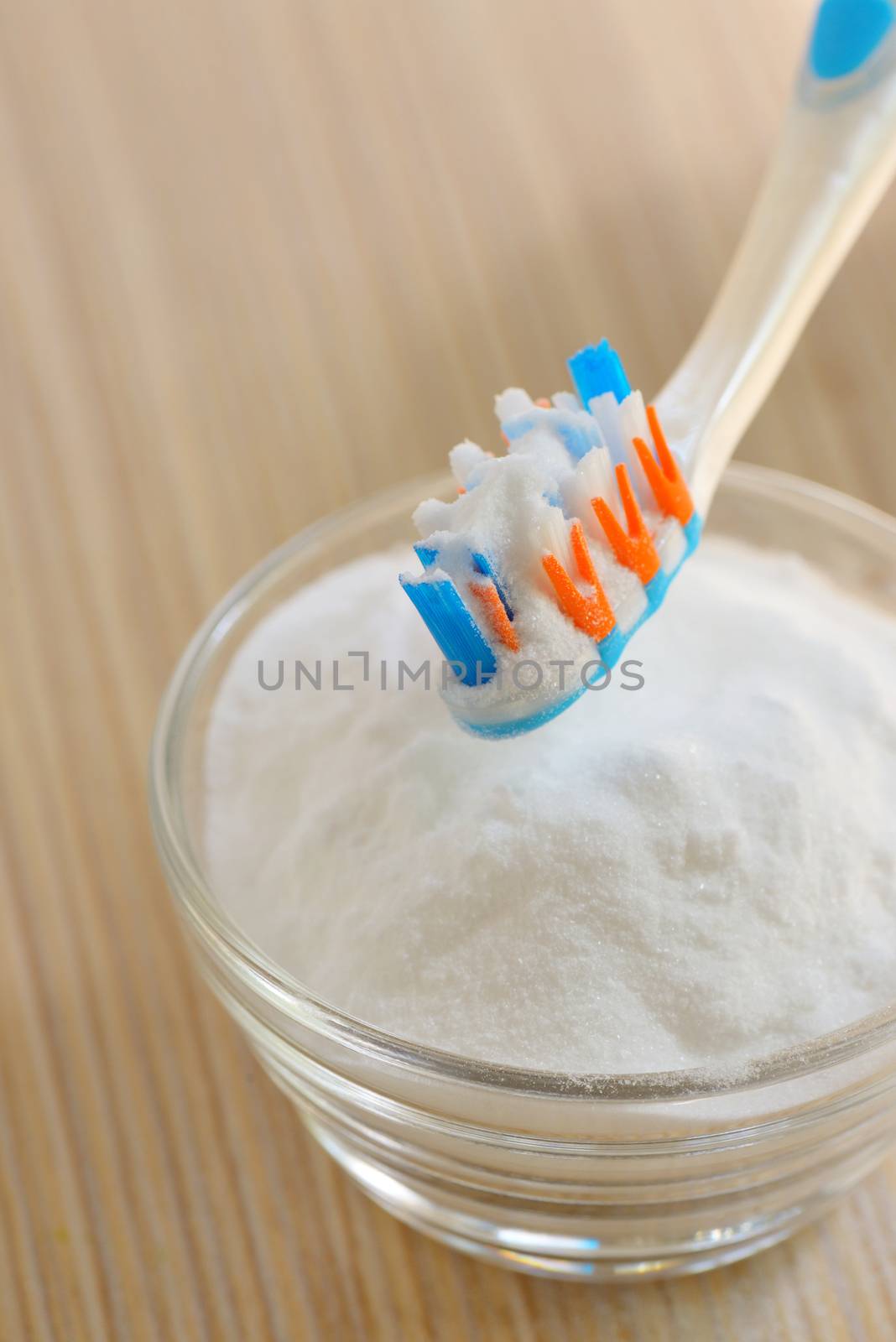 Baking soda used to brighten teeth by mady70