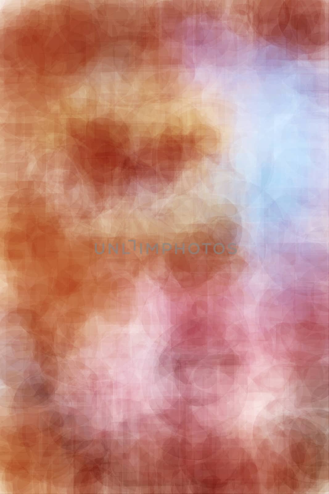 Abstract orange batik background by hamik