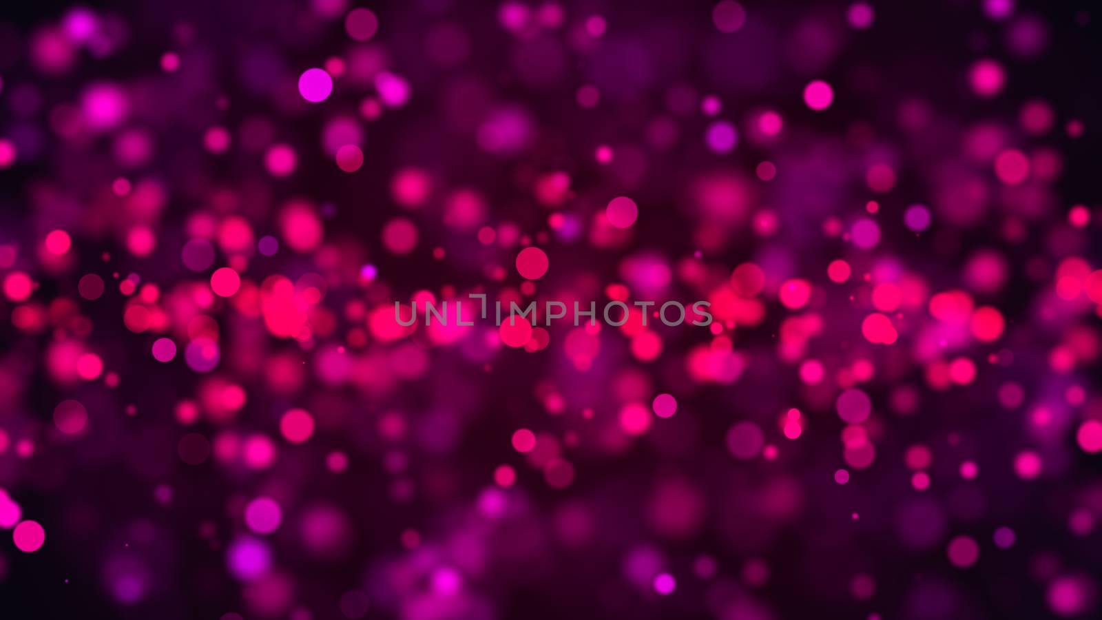 Purple bokeh abstract background. Digital illustration. 3d rendering