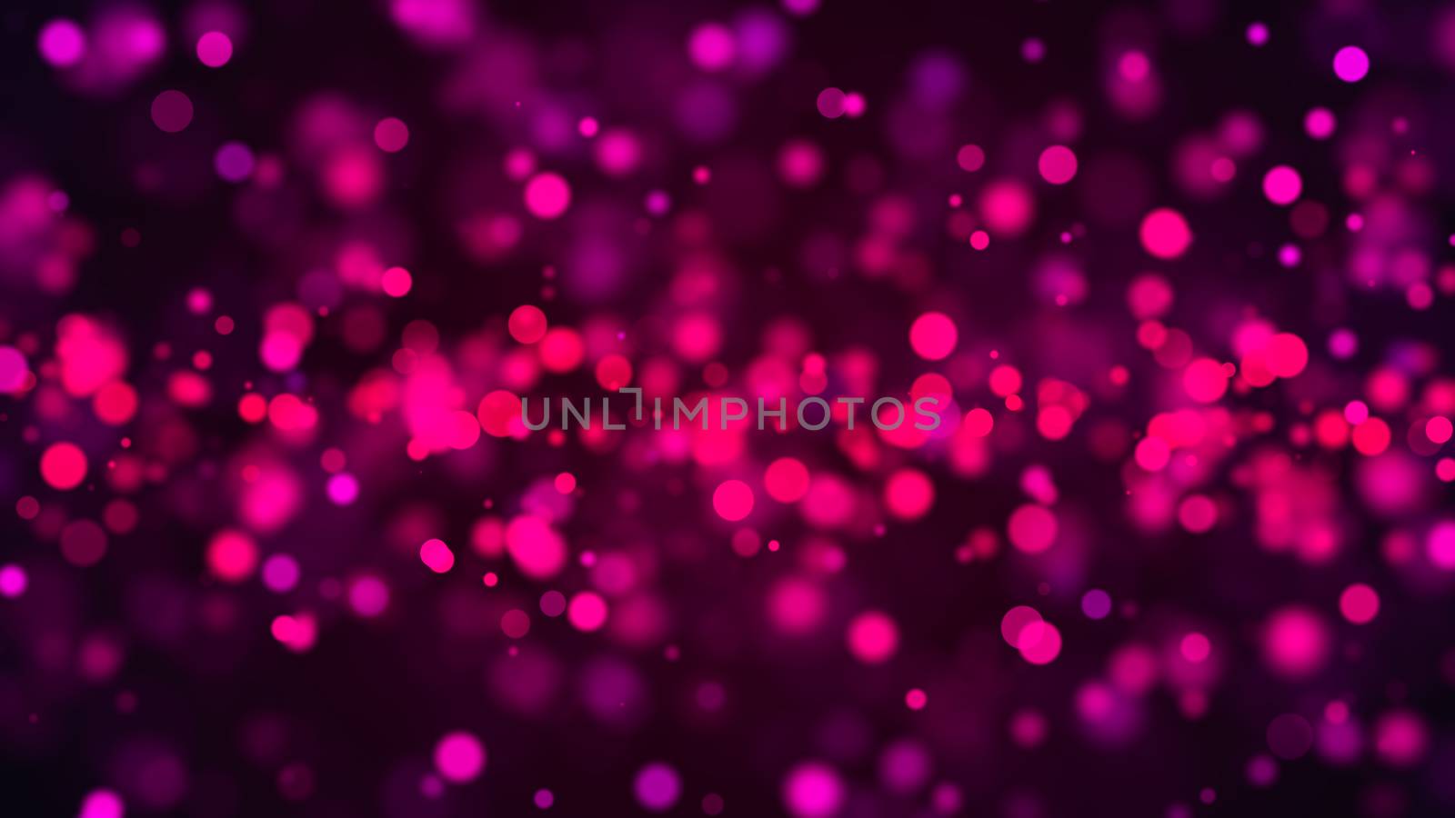 Purple bokeh abstract background. Digital illustration. 3d rendering