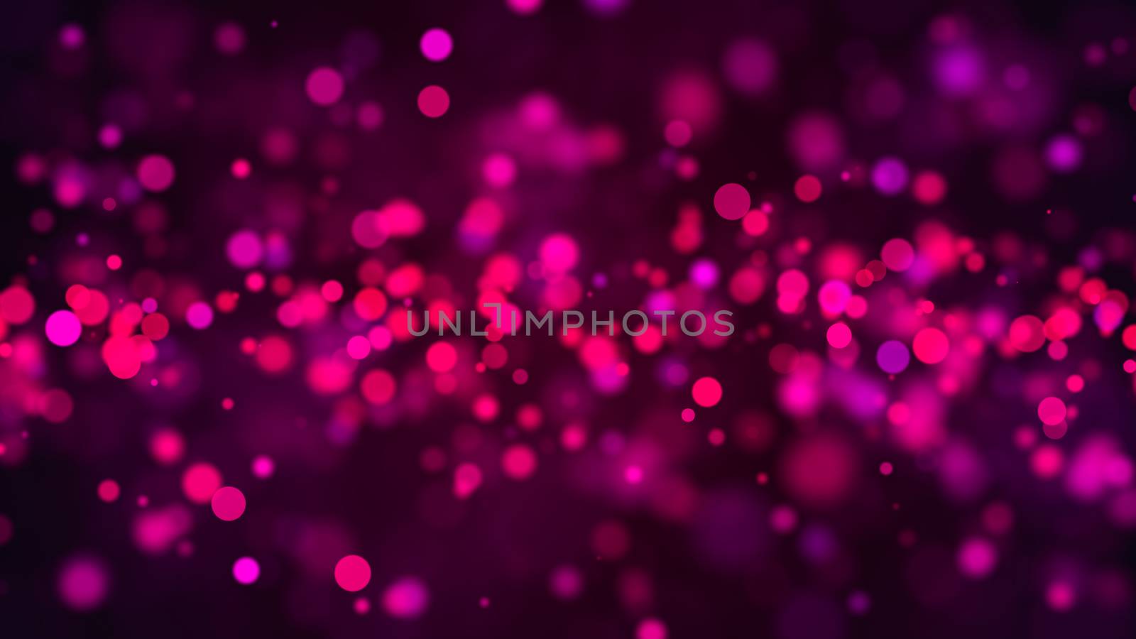 Purple bokeh abstract background. Digital illustration. 3d rendering