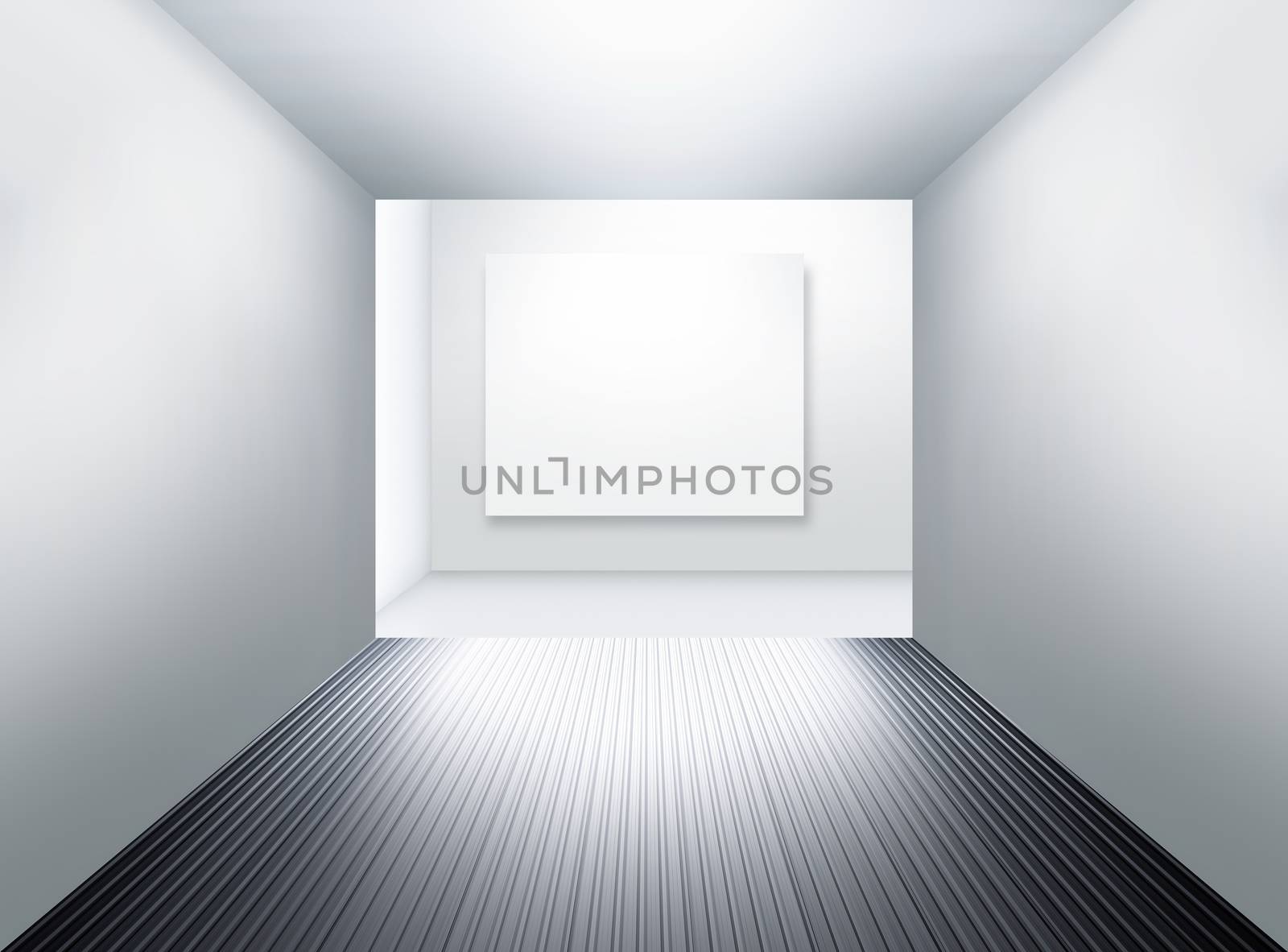 white exhibition space by ssuaphoto