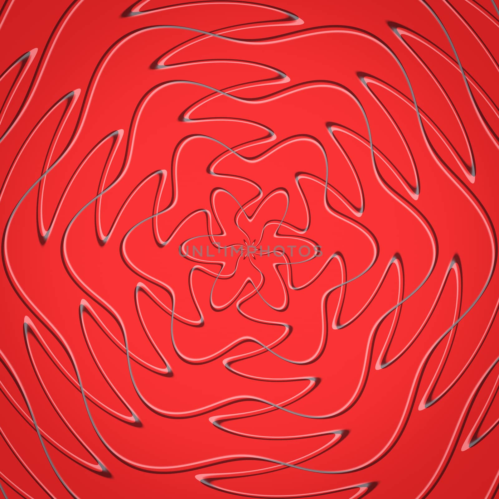 2d illustration of an abstract radial background