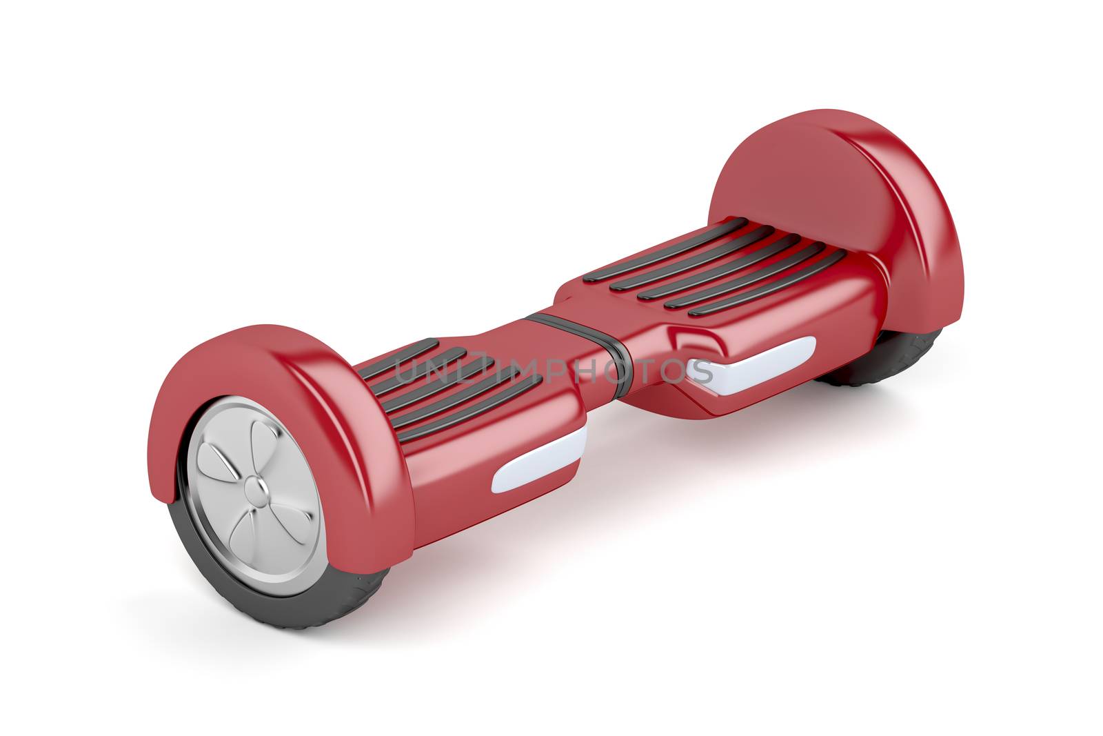 Red self-balancing scooter by magraphics