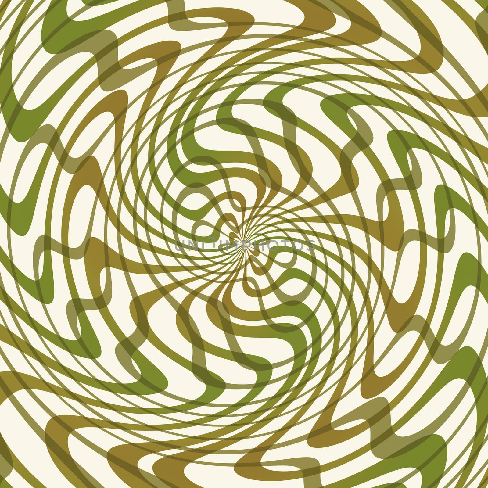 2d illustration of an abstract circles background