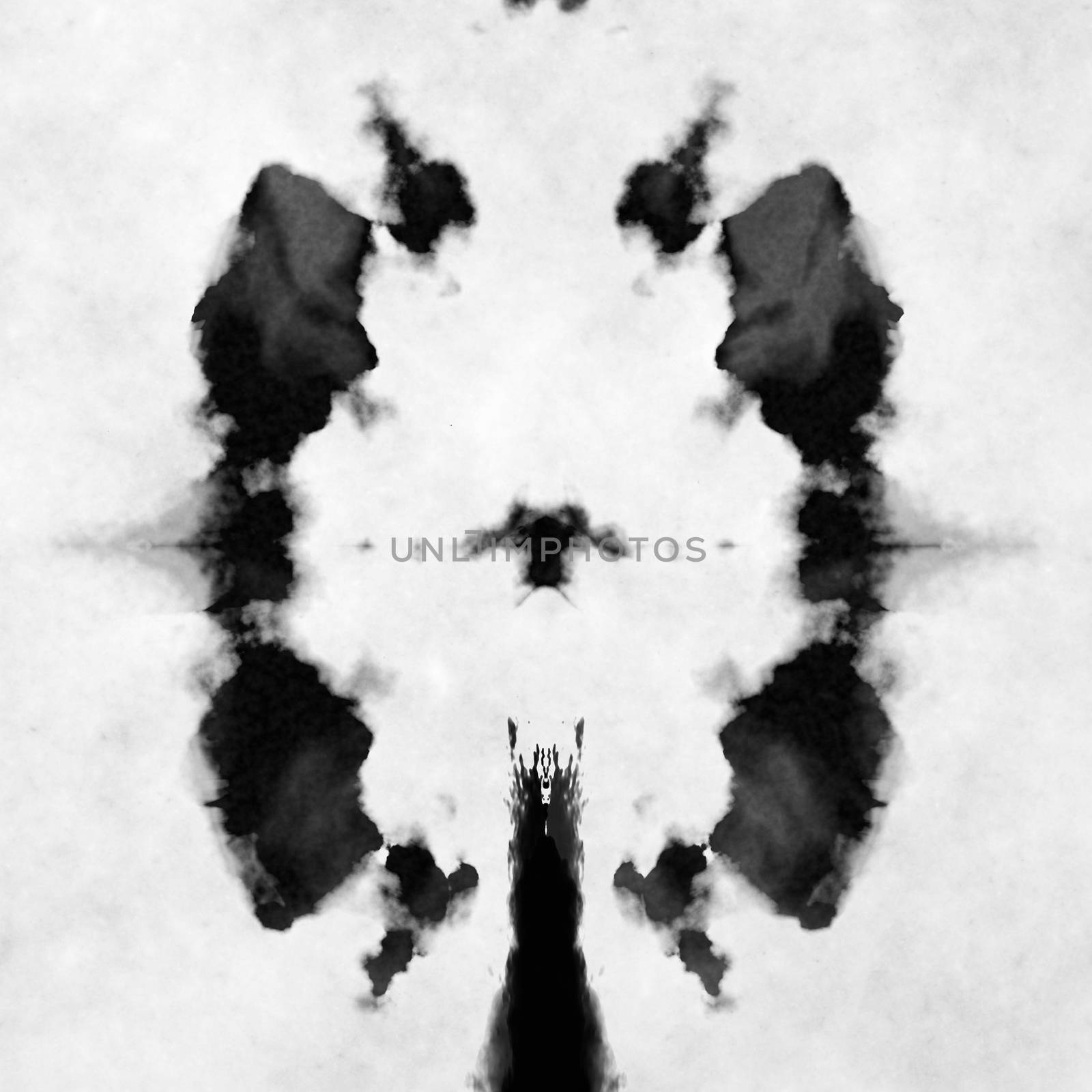 black and white Rorschach test by magann