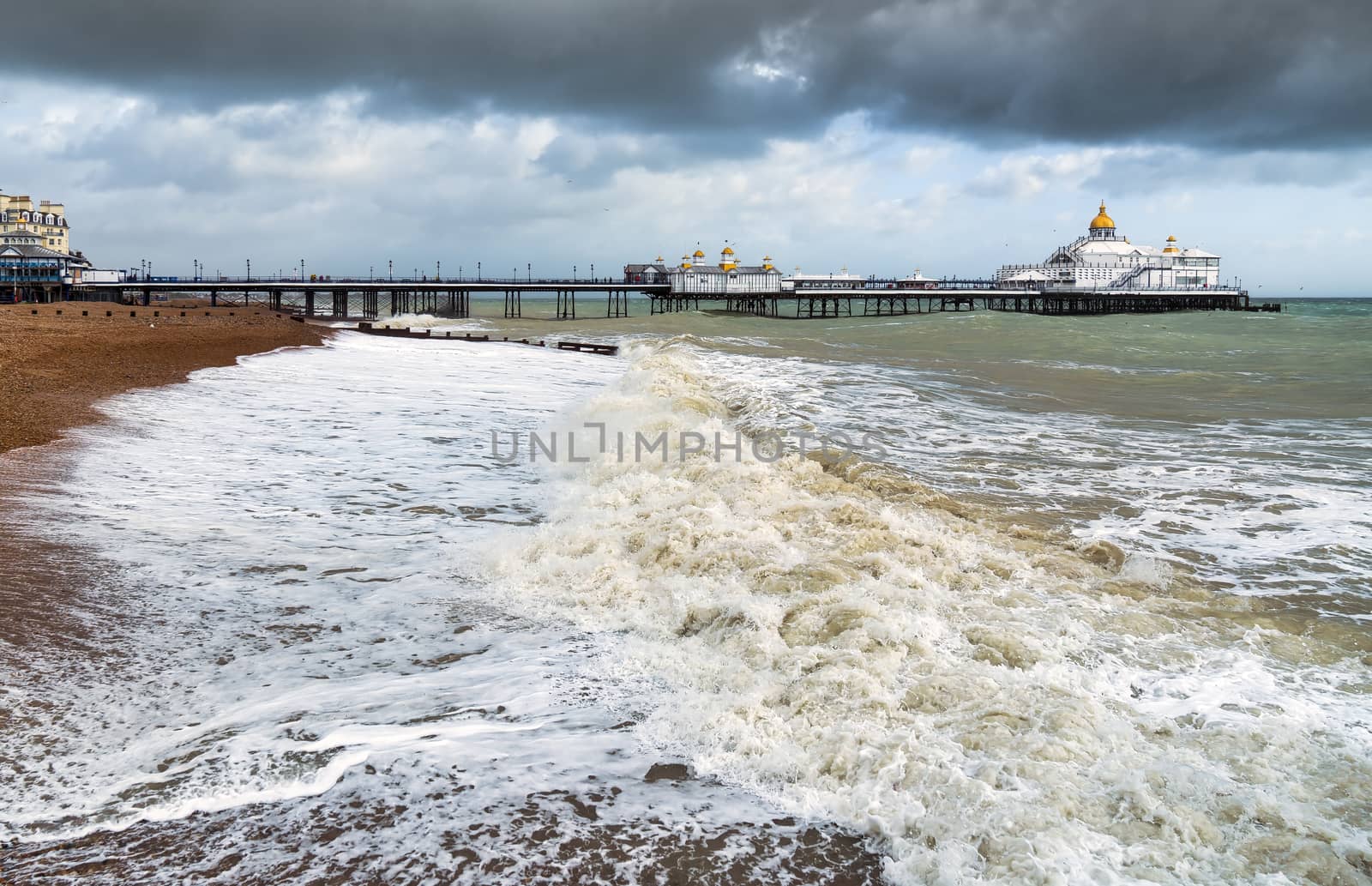 EASTBOURNE, EAST SUSSEX/UK - OCTOBER 21 : Tail End of Storm Bria by phil_bird