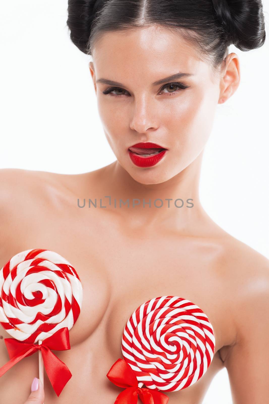 Girl with big Lollipop by 3KStudio