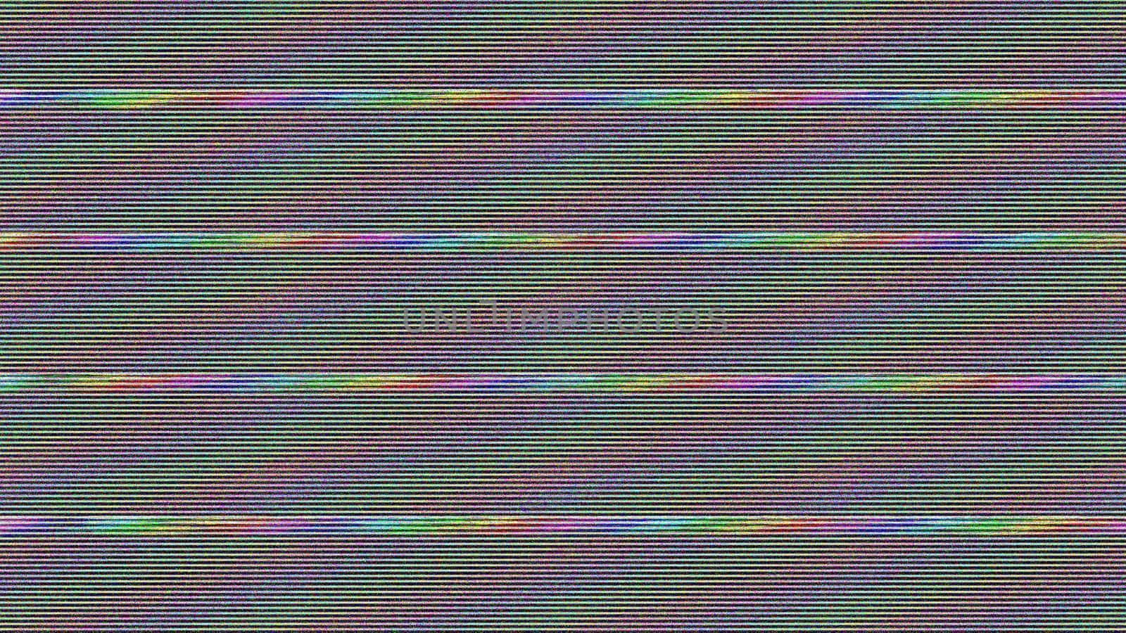 Glitch TV Screen. Abstract background. Digital illustration. 3d rendering