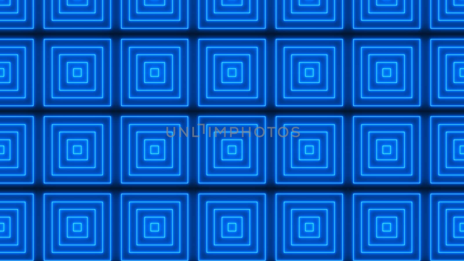 Abstract background with neon kaleidoscope. 3d rendering