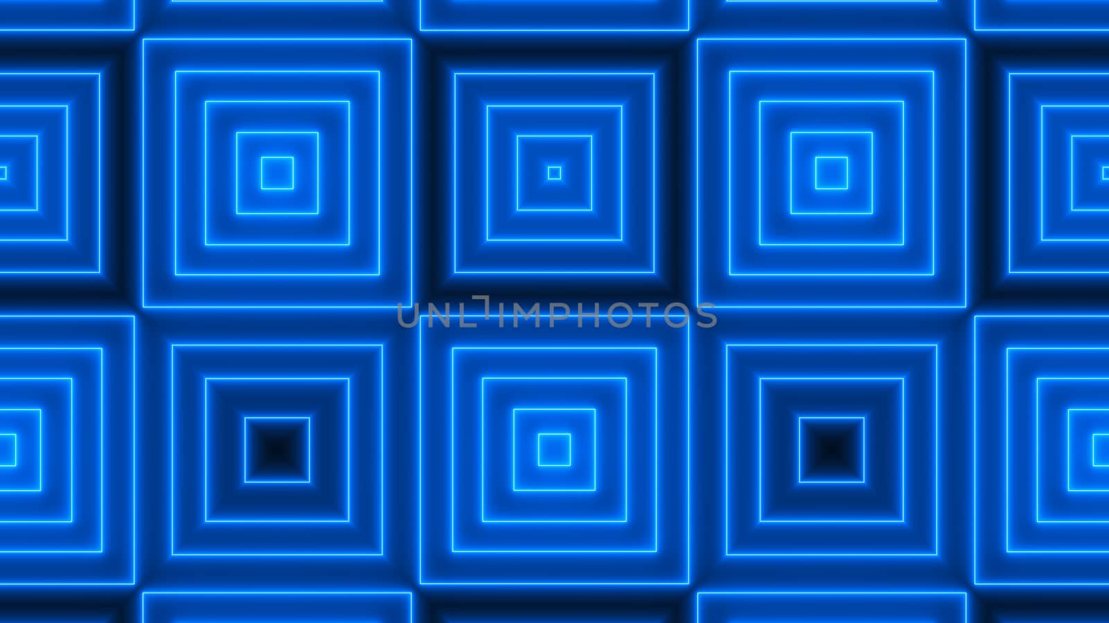 Abstract background with neon kaleidoscope. 3d rendering