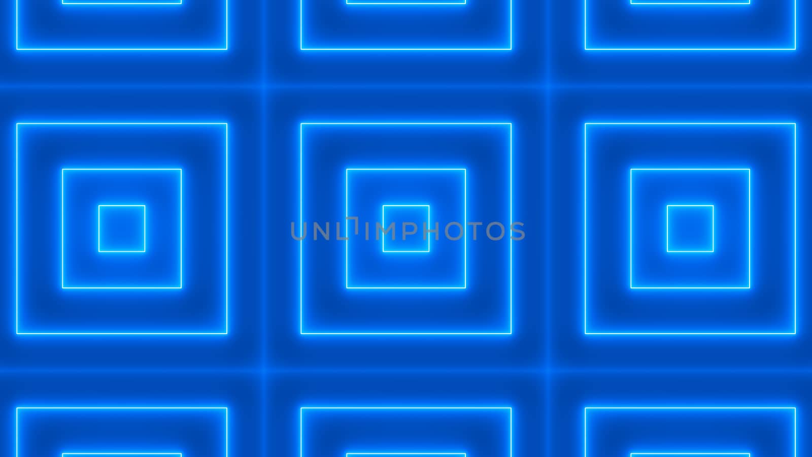 Abstract background with neon kaleidoscope. 3d rendering