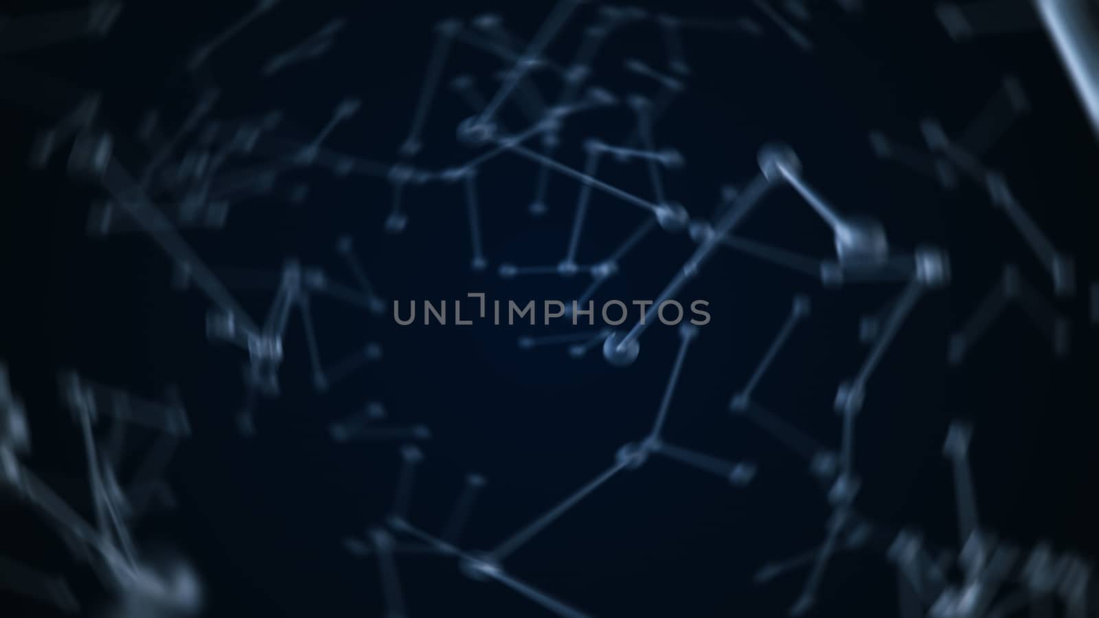 Abstract background with molecule structure by nolimit046
