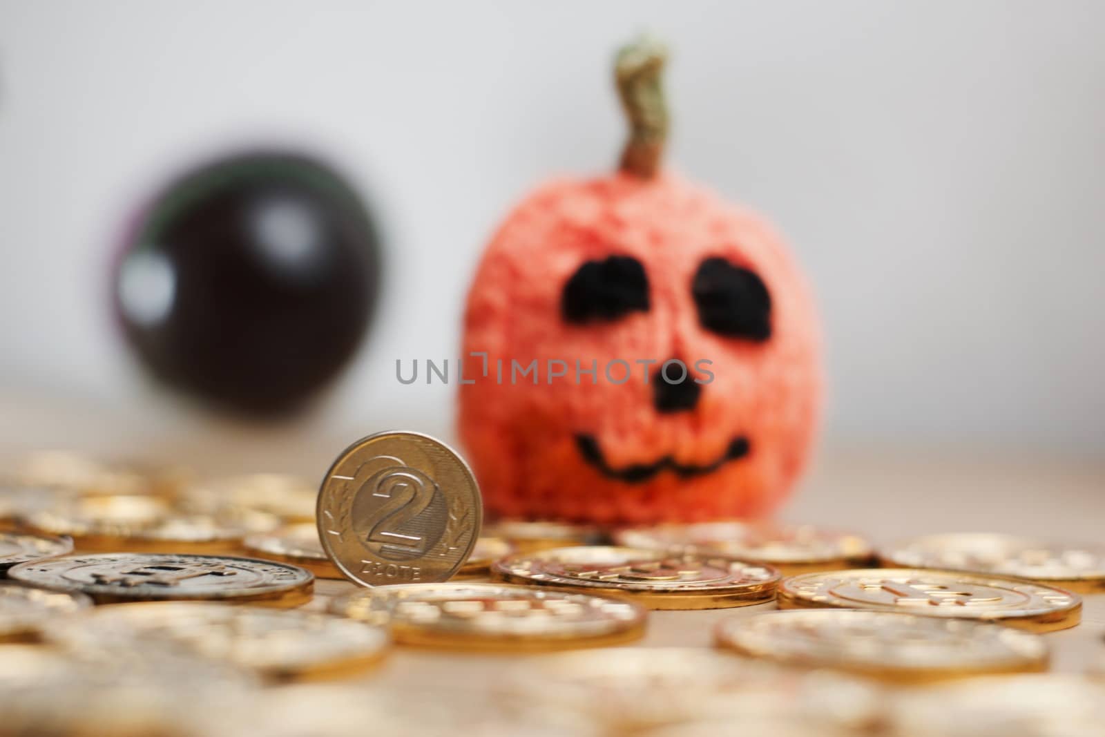 Polish coin halloween by adriantoday