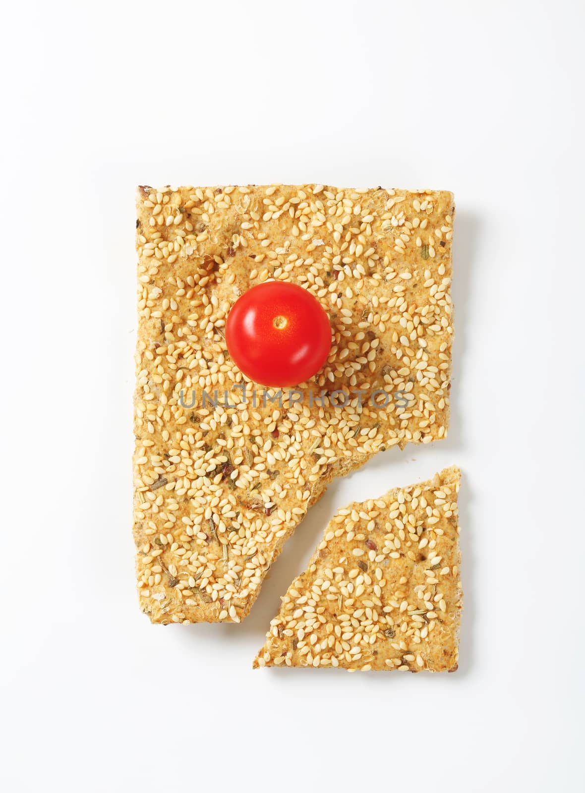 Sesame seed cracker by Digifoodstock