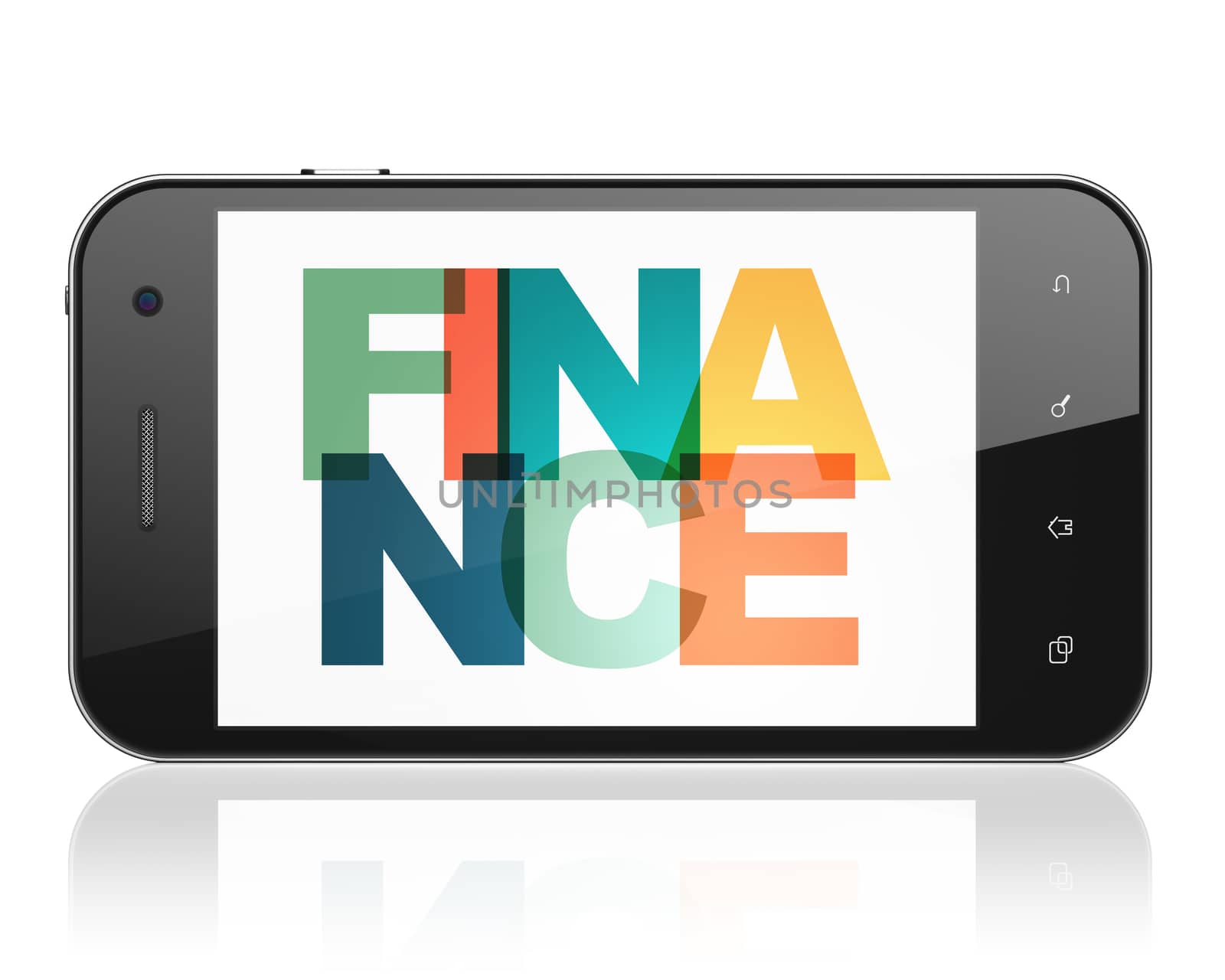 Banking concept: Smartphone with Finance on  display by maxkabakov