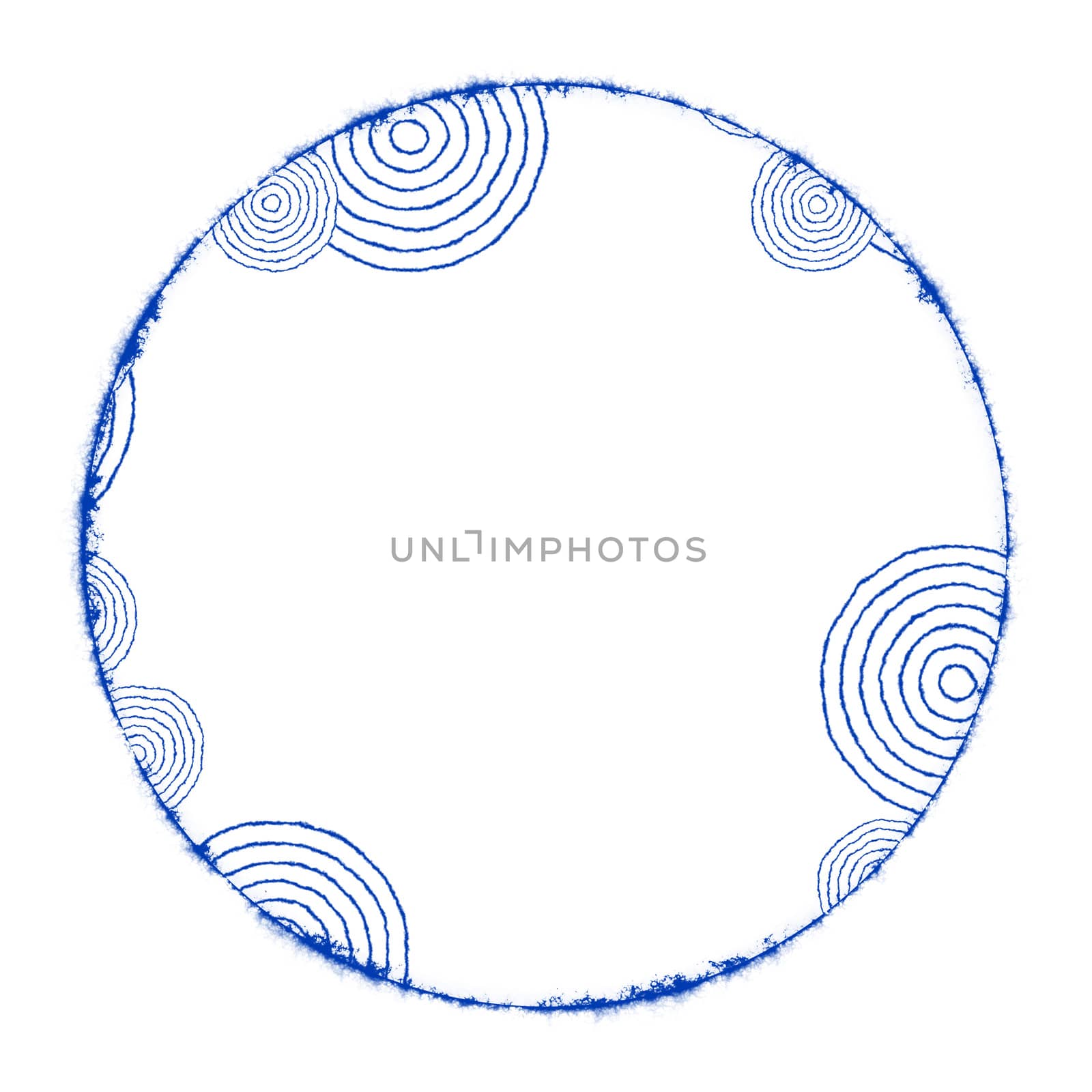 an abstract circle on white with space for your content by magann