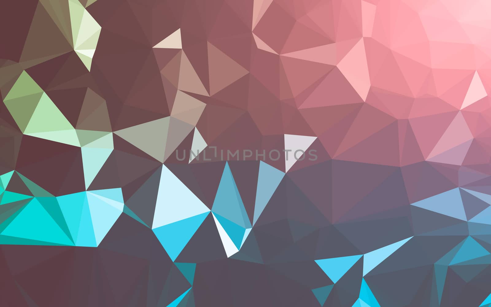 Abstract low poly background, geometry triangle by teerawit