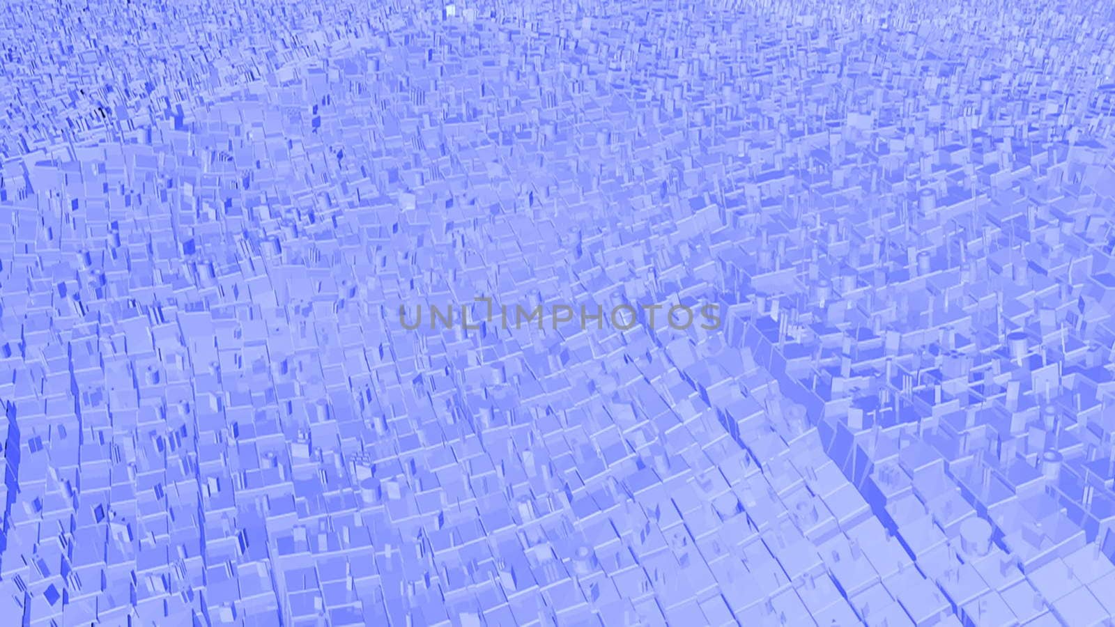 Futuristic alien city. Digital backdrop. 3d render