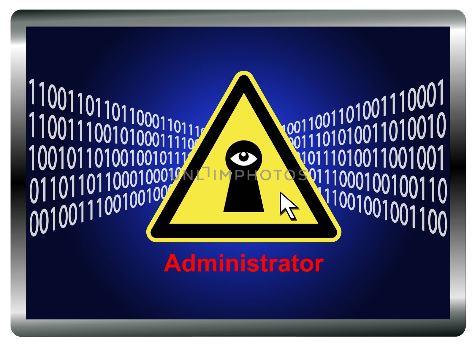 Be aware that the System Administrator can trace every activity of all computer workstations