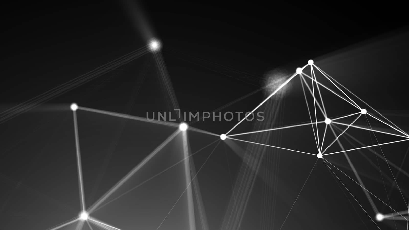 Abstract connection dots. Technology background. Digital illustration. Network concept by nolimit046