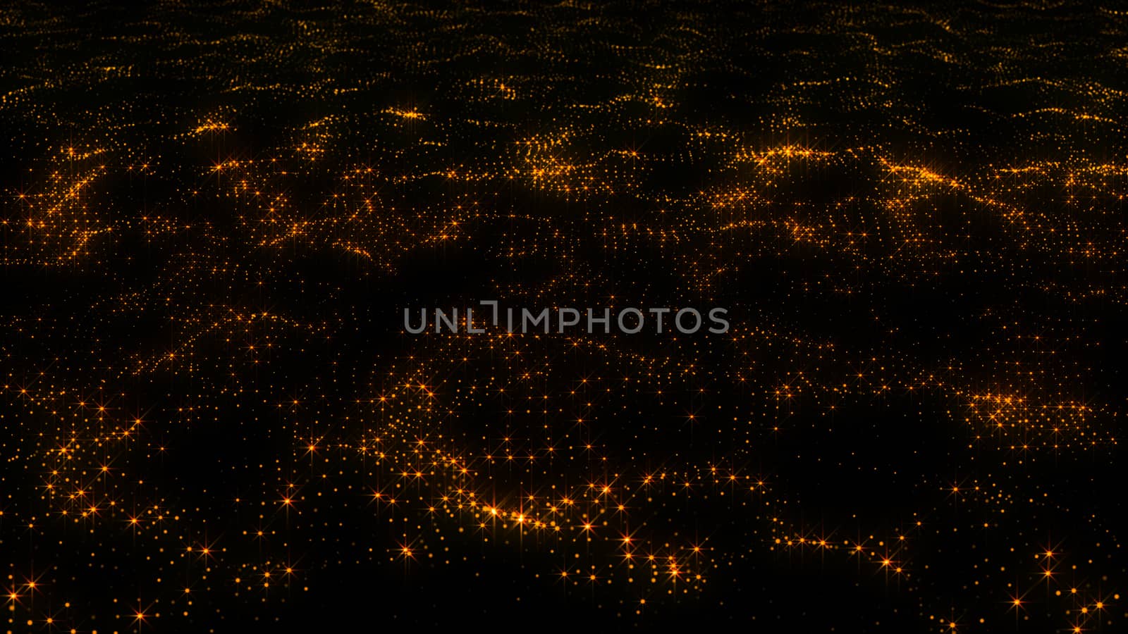 Luxurious gold sparkling particles wave background by nolimit046