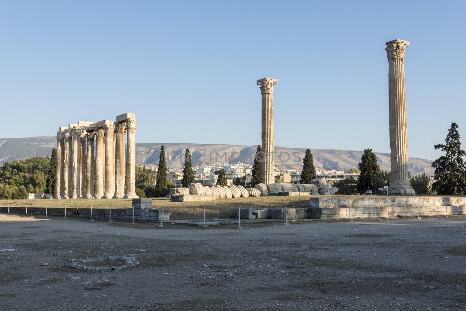 temple of zeus in athens by vangelis