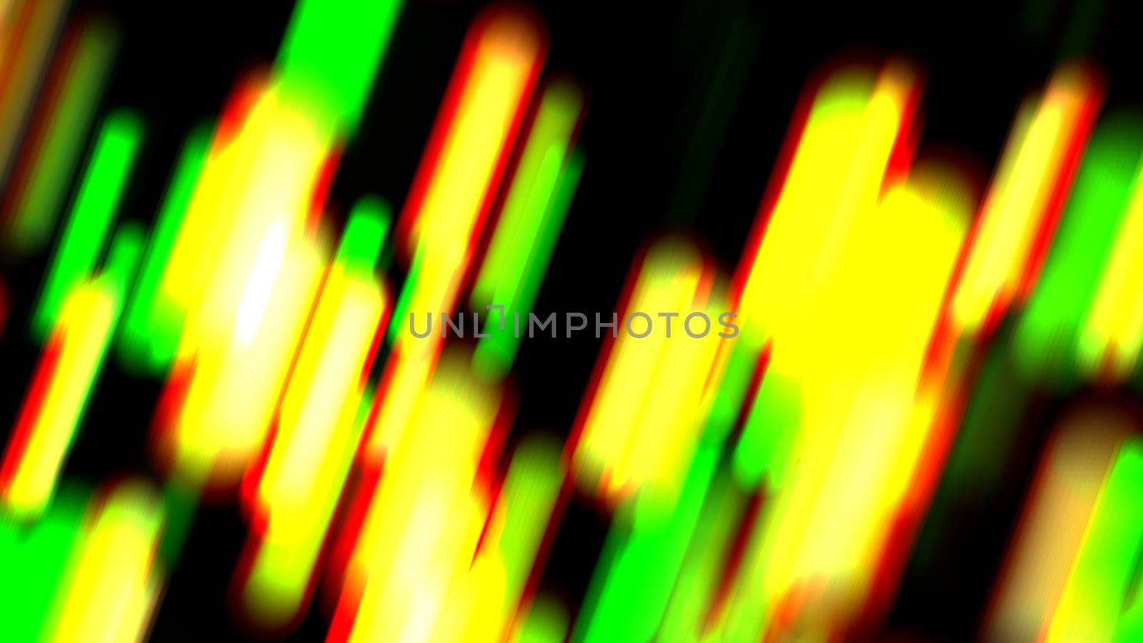 Abstract colorful light streak. Digital illustration. 3d rendering