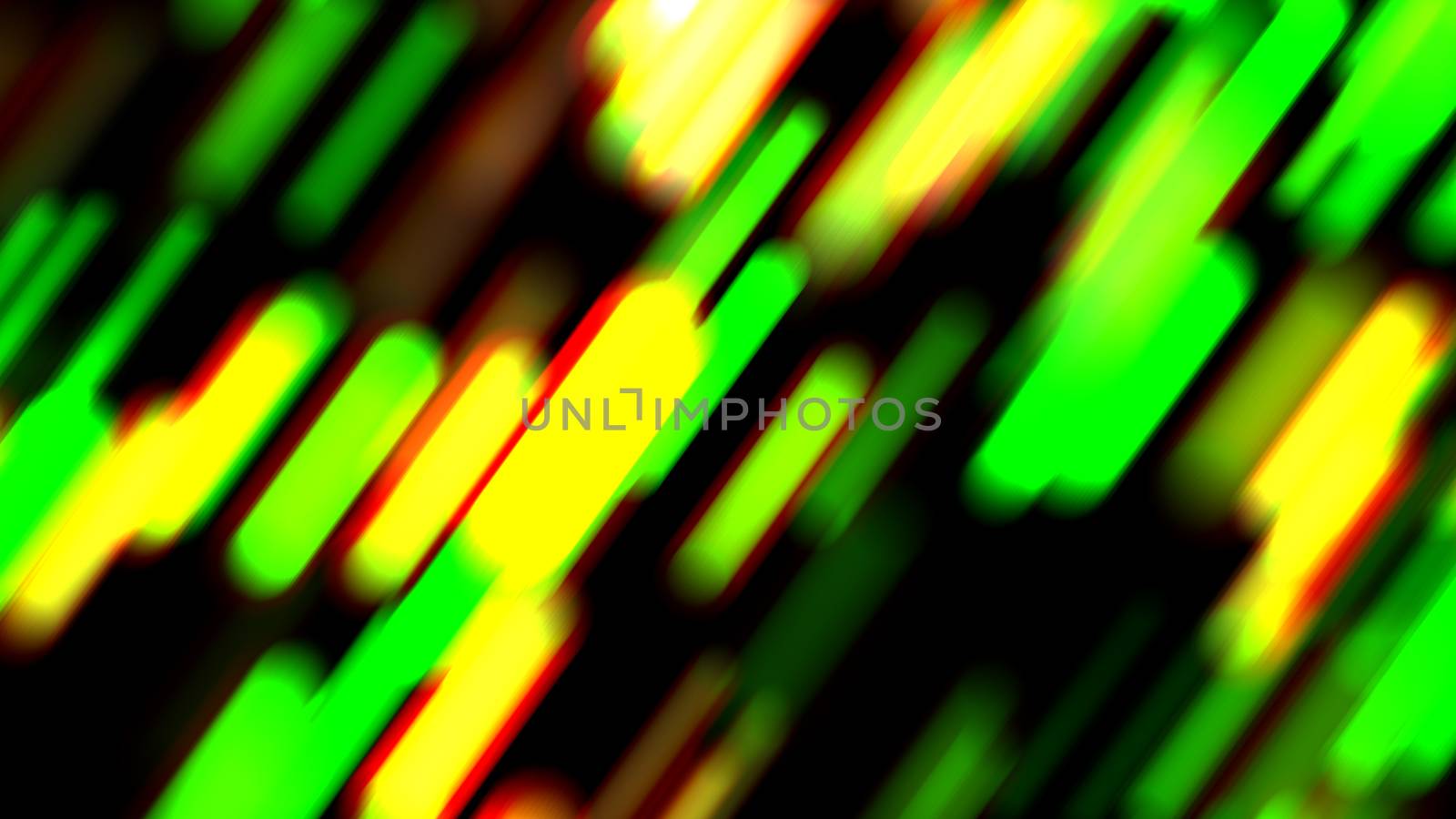 Abstract colorful light streak. Digital illustration. 3d rendering