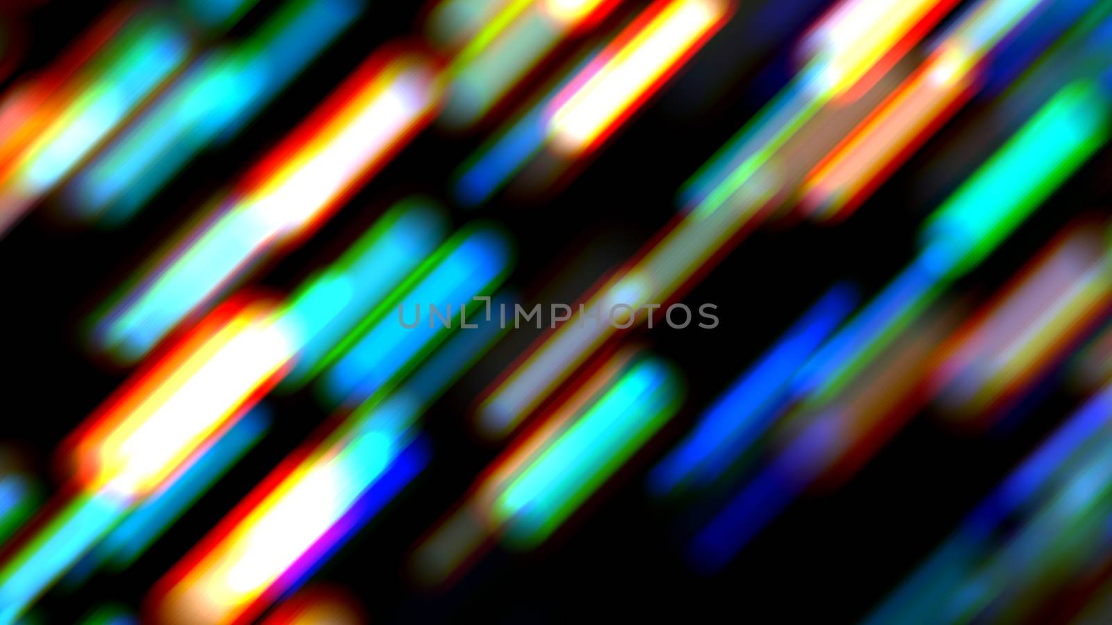 Abstract colorful light streak. Digital illustration. 3d rendering