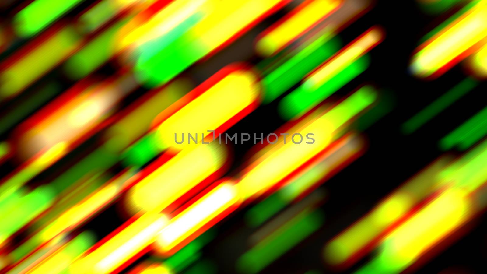 Abstract colorful light streak. Digital illustration. 3d rendering