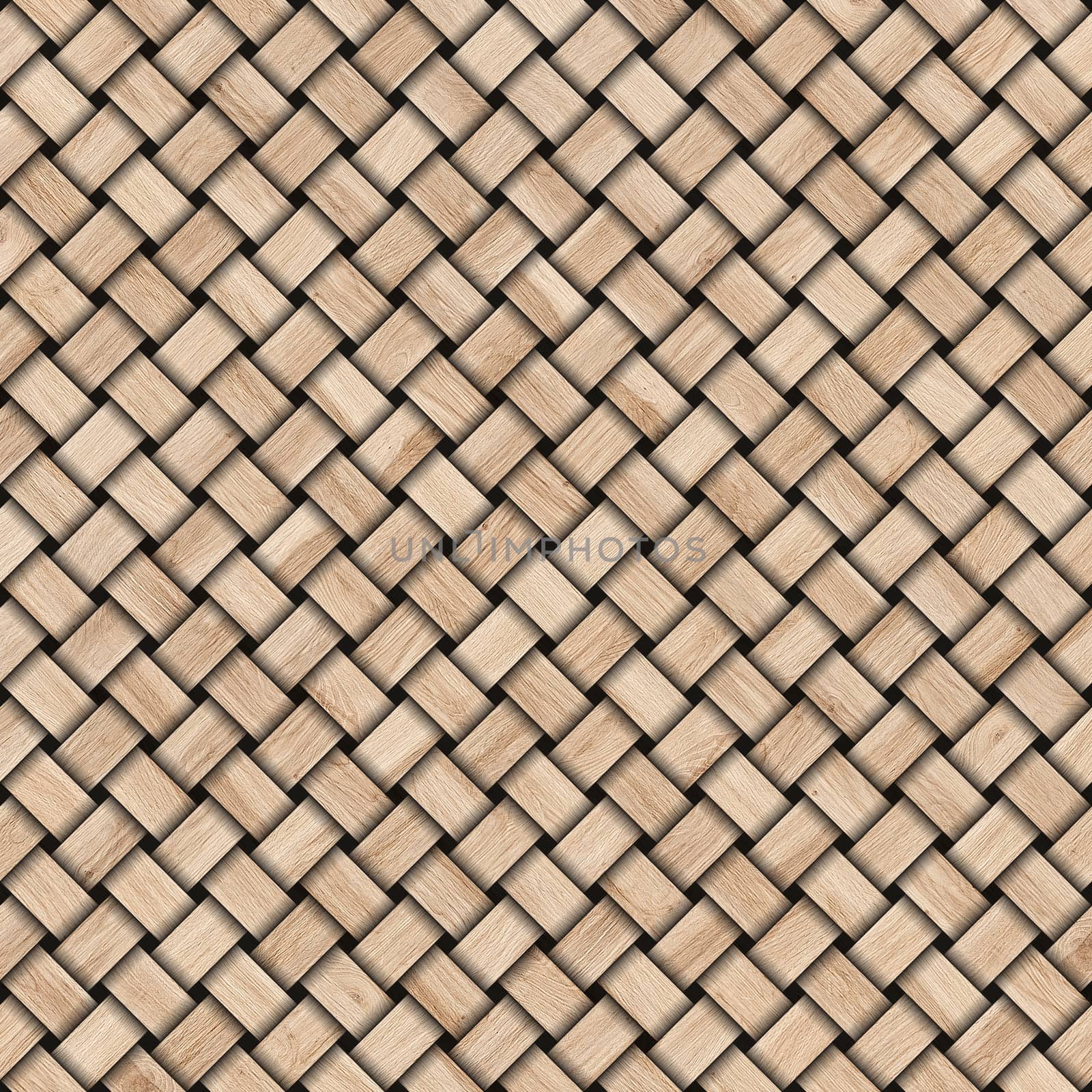 Wooden weave texture background. Abstract decorative wooden textured basket weaving background. Seamless pattern