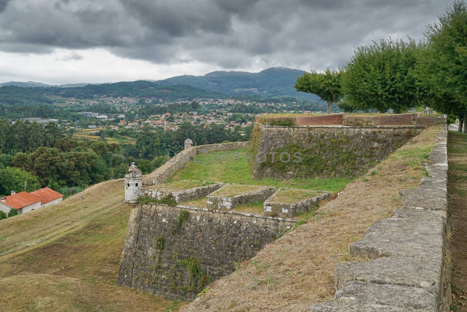 Fortaleza of Valenca, highlight along the Camino de Santiago trail, Portugal