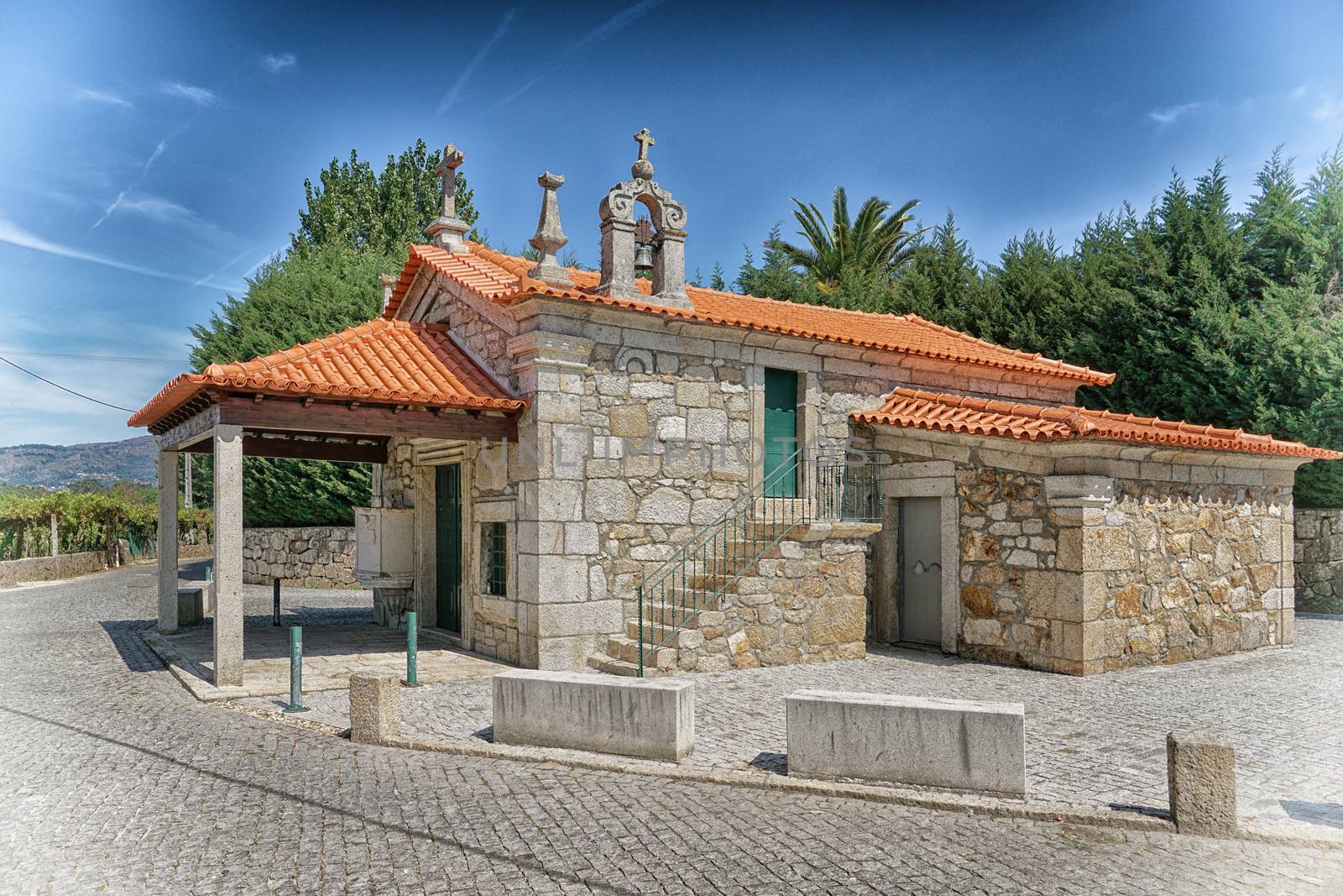 Chapel Senhora das Neves in Barros close to Ponte de Lima, Camino de Santiago, Portugal