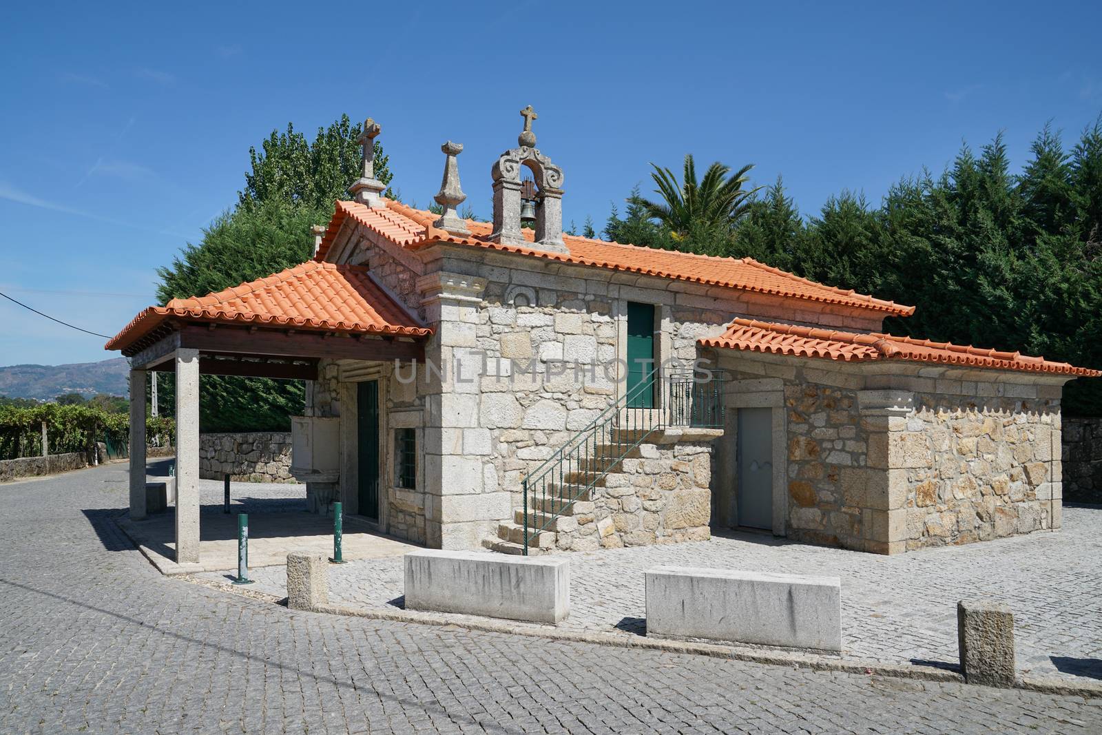 Chapel Senhora das Neves in Barros close to Ponte de Lima, Camino de Santiago, Portugal