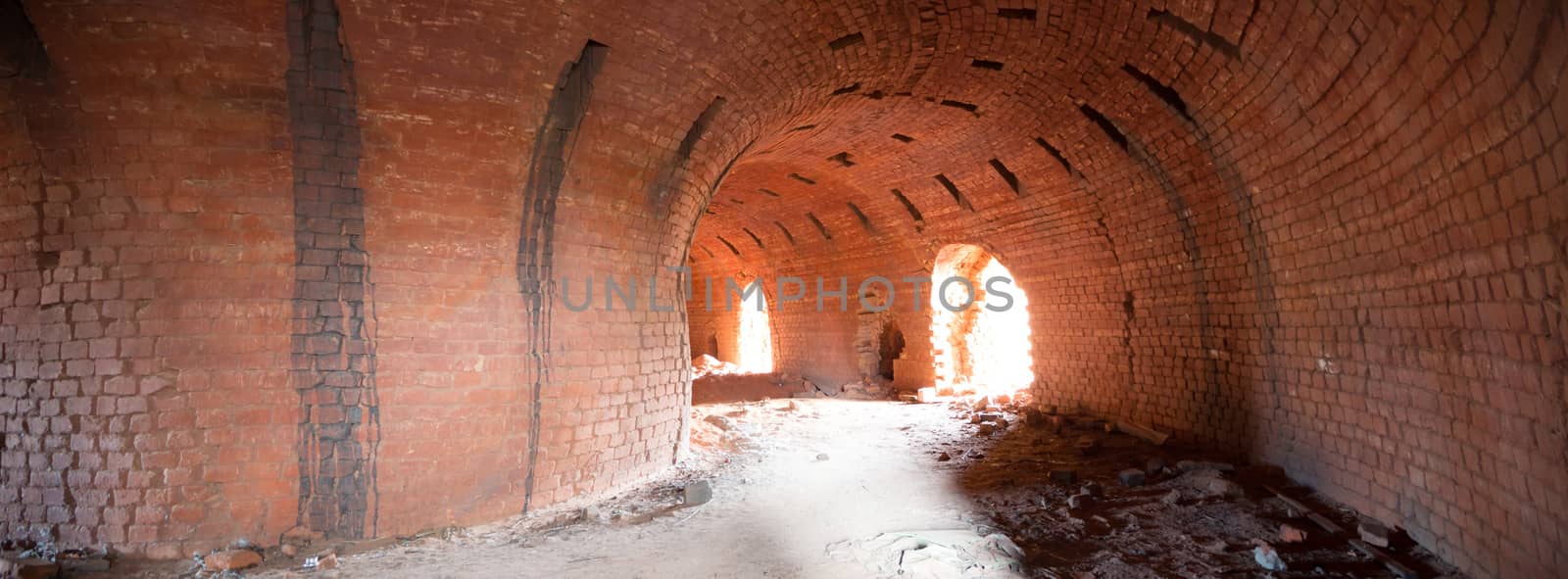 ruins of a very heavily polluted industrial factory, industrial series