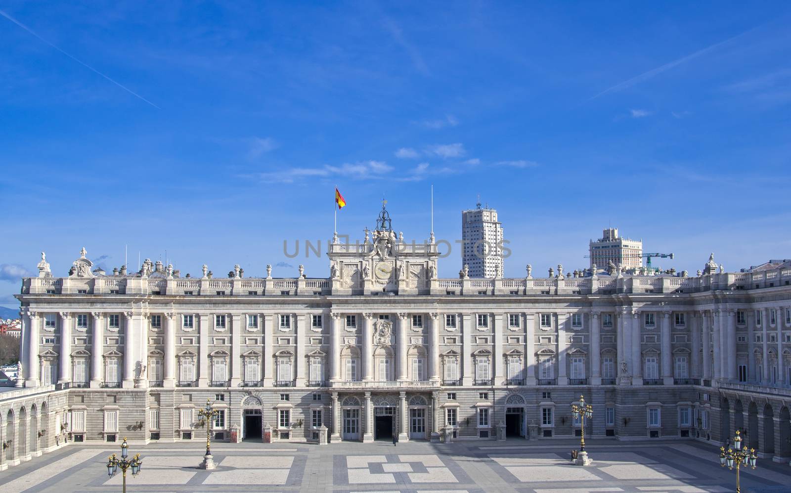Royal palace in Madrid, Spain by eans