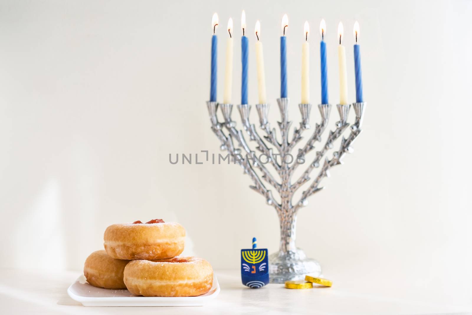 Jewish holiday Hanukkah by supercat67