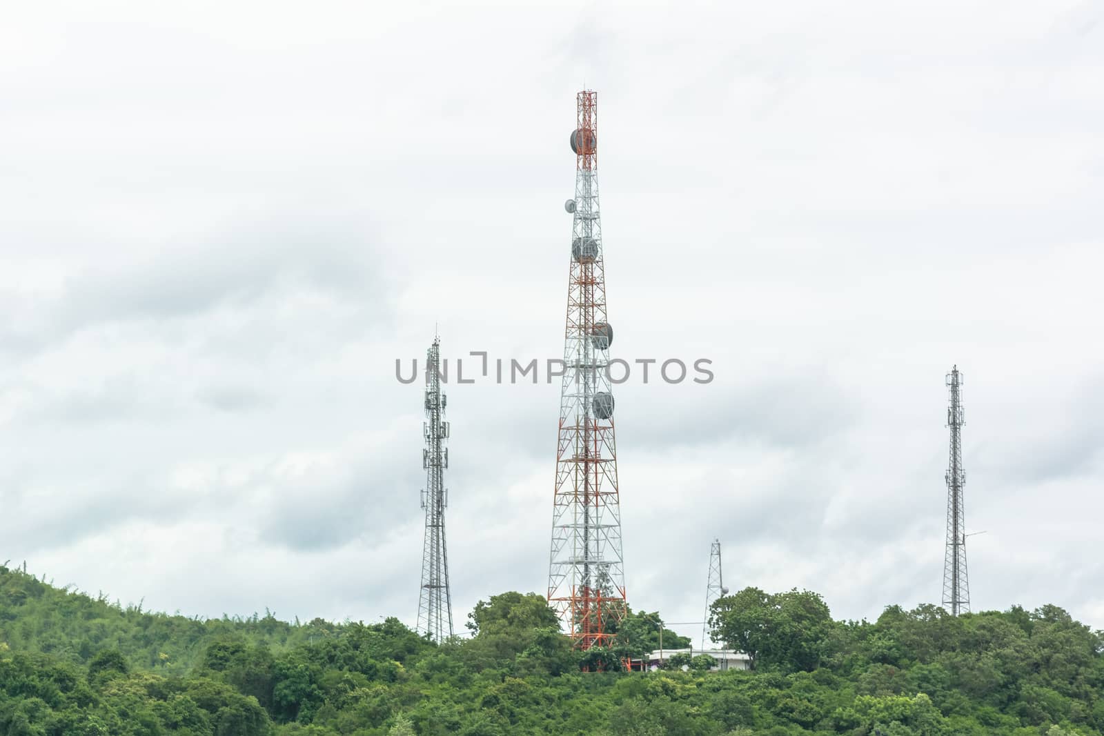 Telecommunication antenna tower, Radio antenna tower, Cellular a by ahimaone