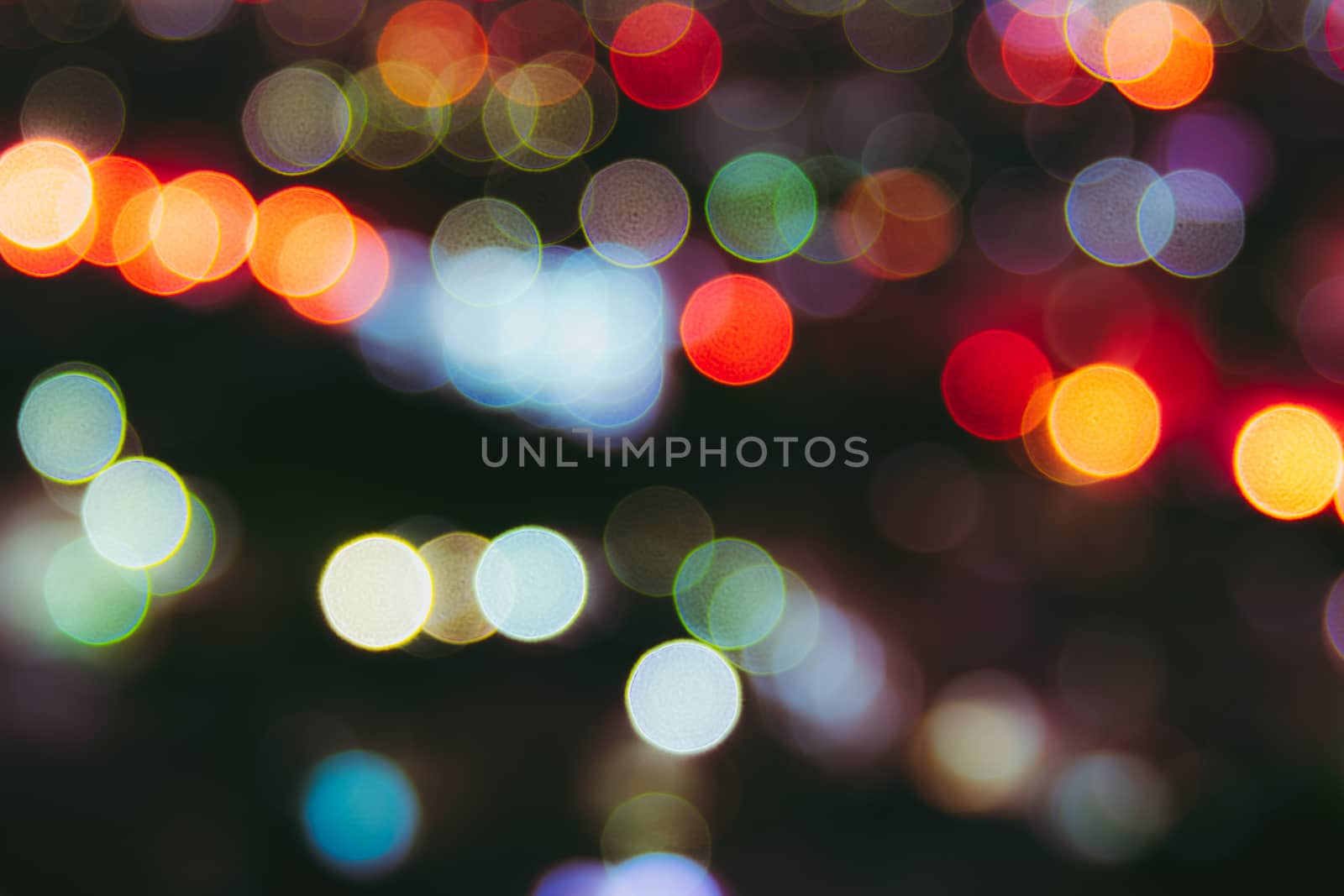 Defocused bokeh lights for background by ahimaone