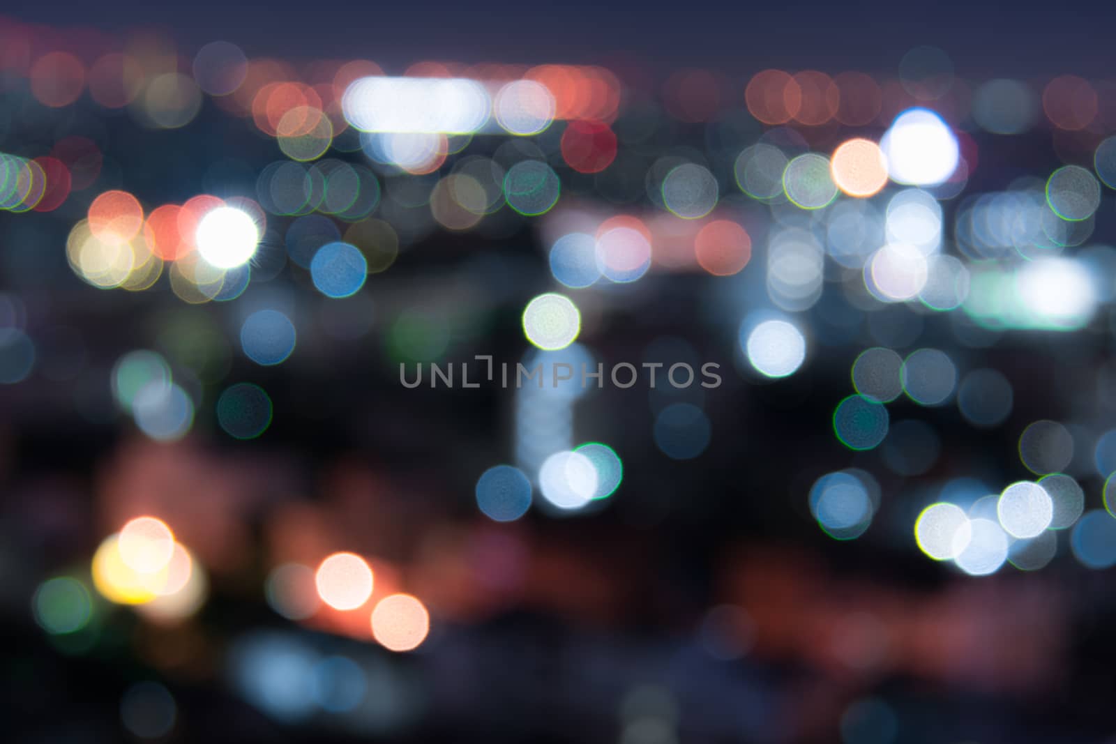 Defocused bokeh lights for background by ahimaone