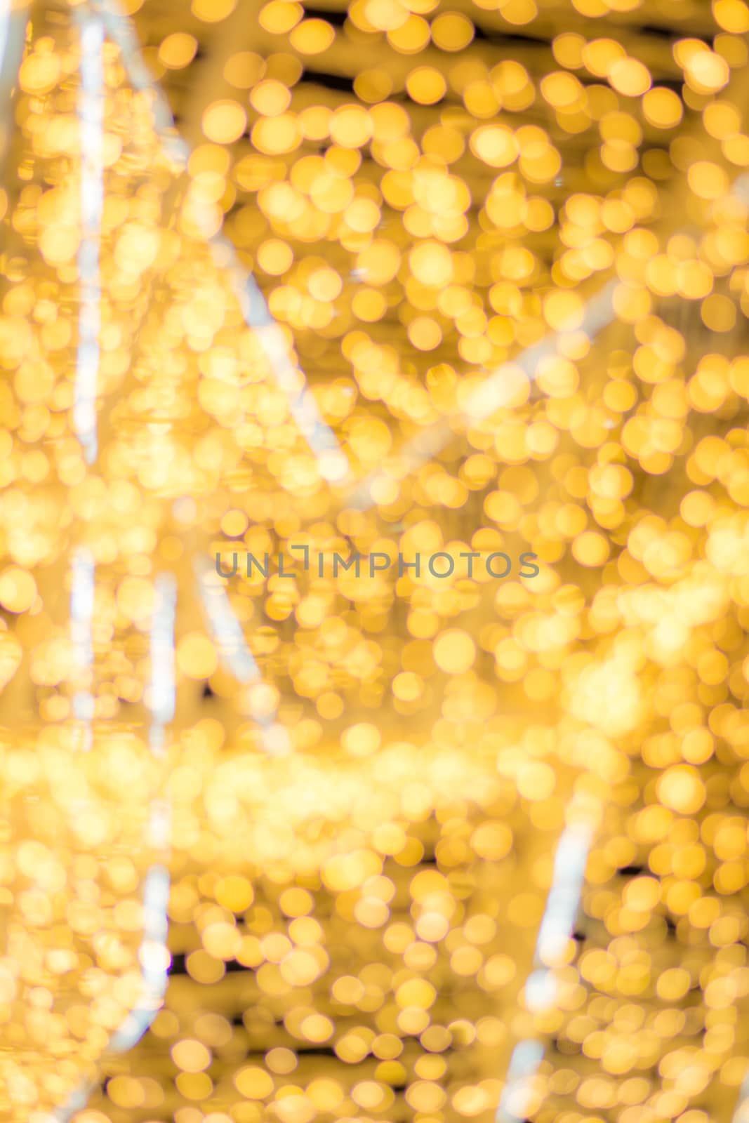 Yellow Light Bokeh for background