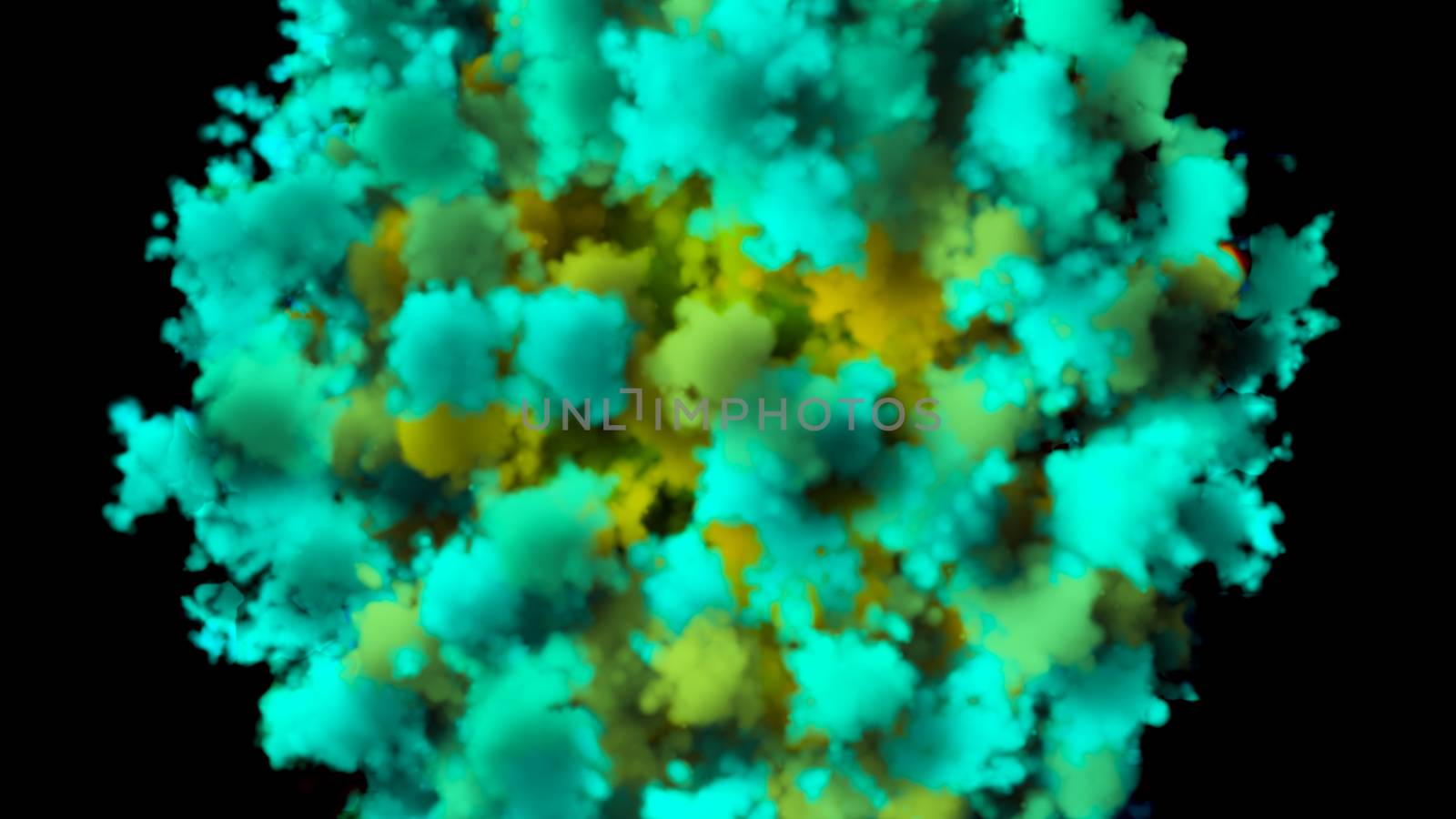colorful smoke on black background by nolimit046